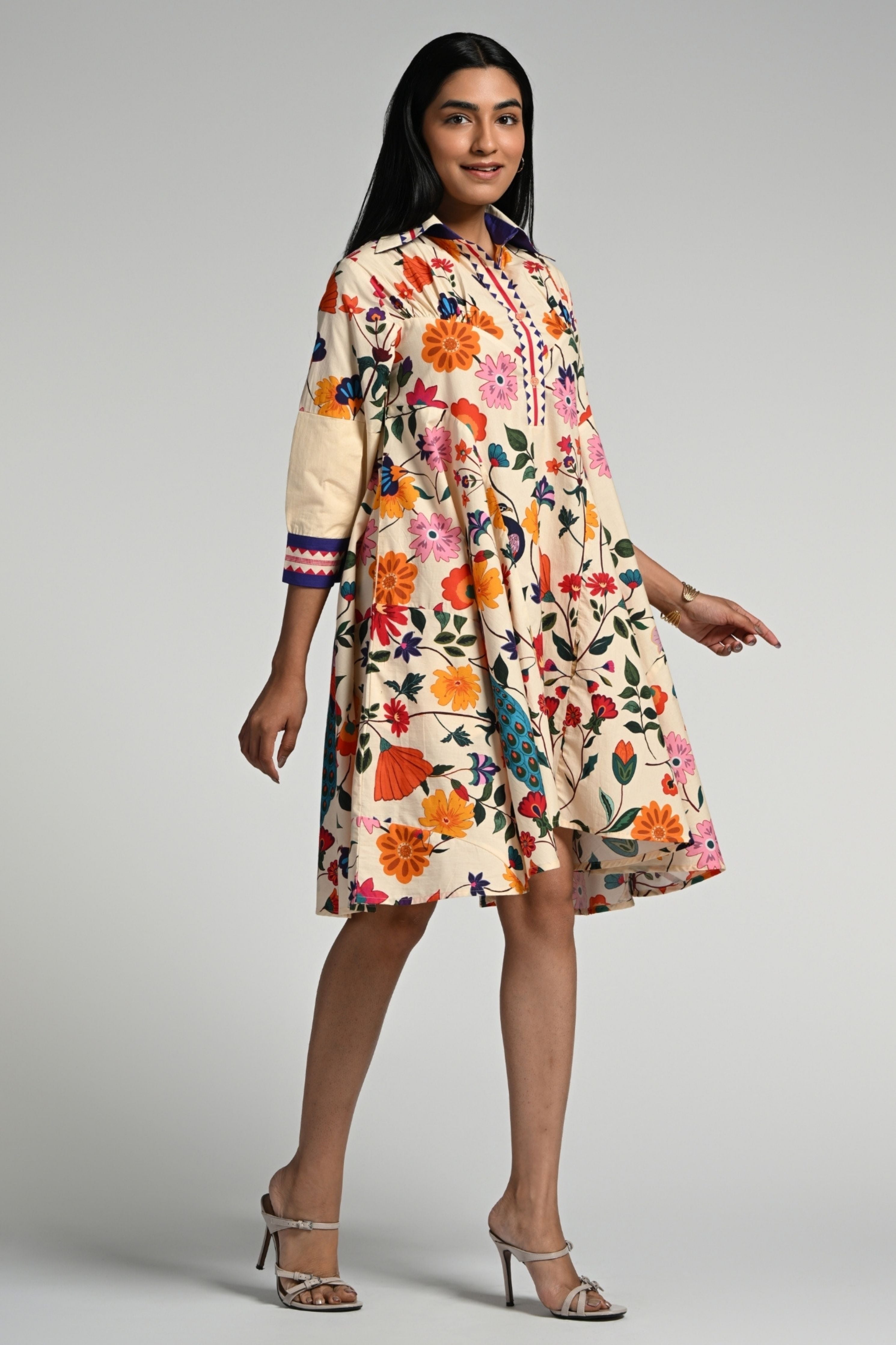 Bageecha Cotton Midi Dress