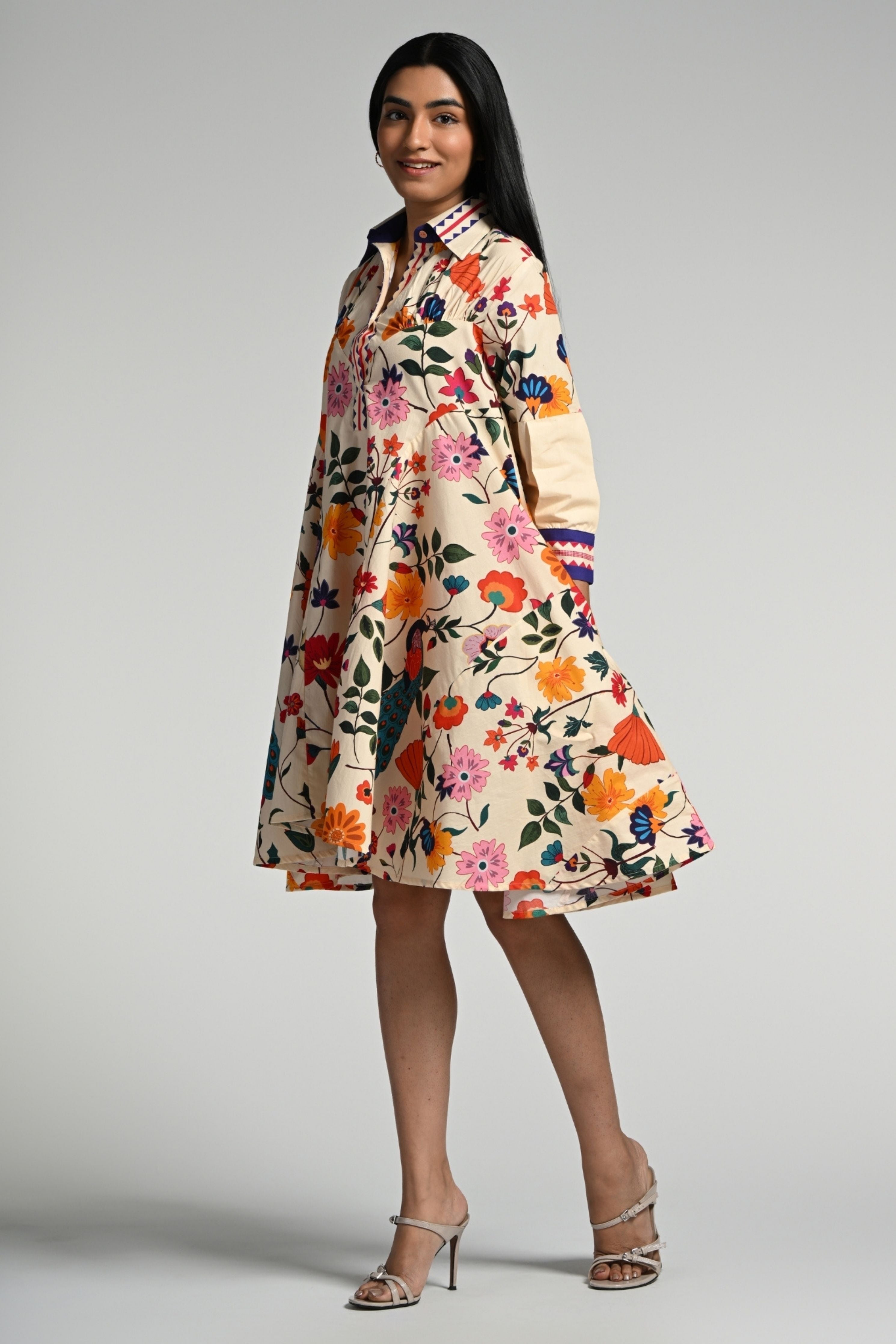 Bageecha Cotton Midi Dress