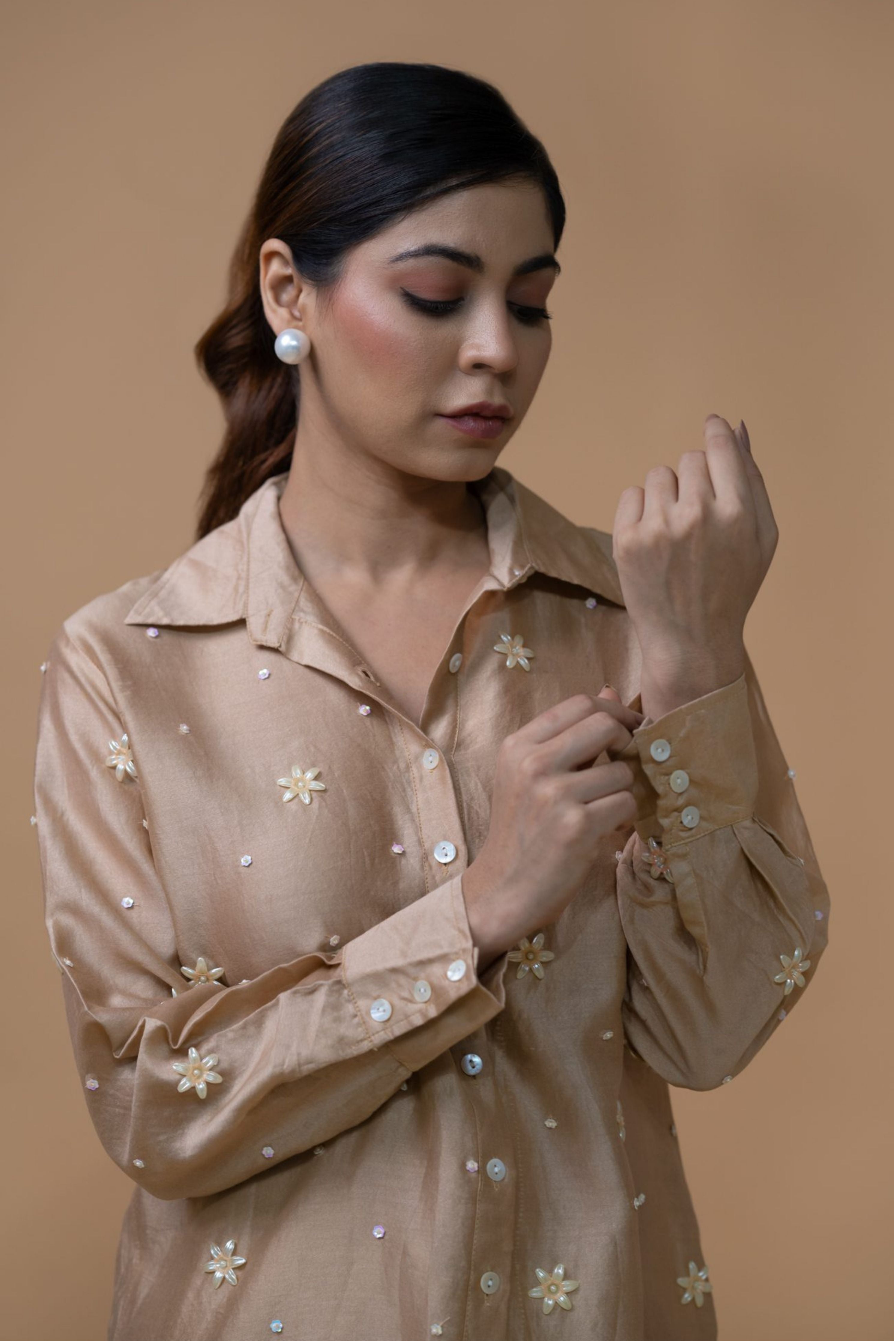 Beige Coord Set