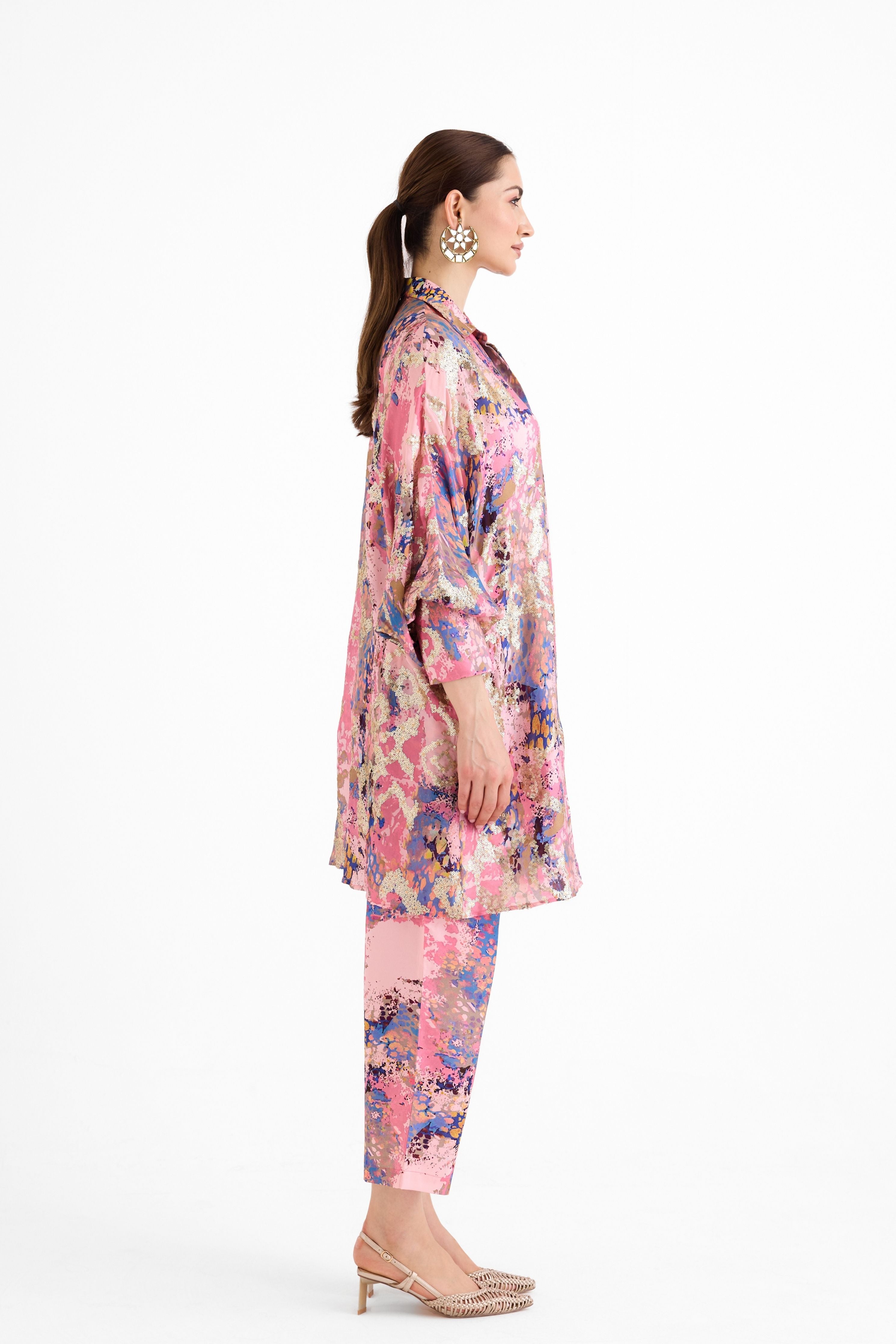 Cuff Shirt Set