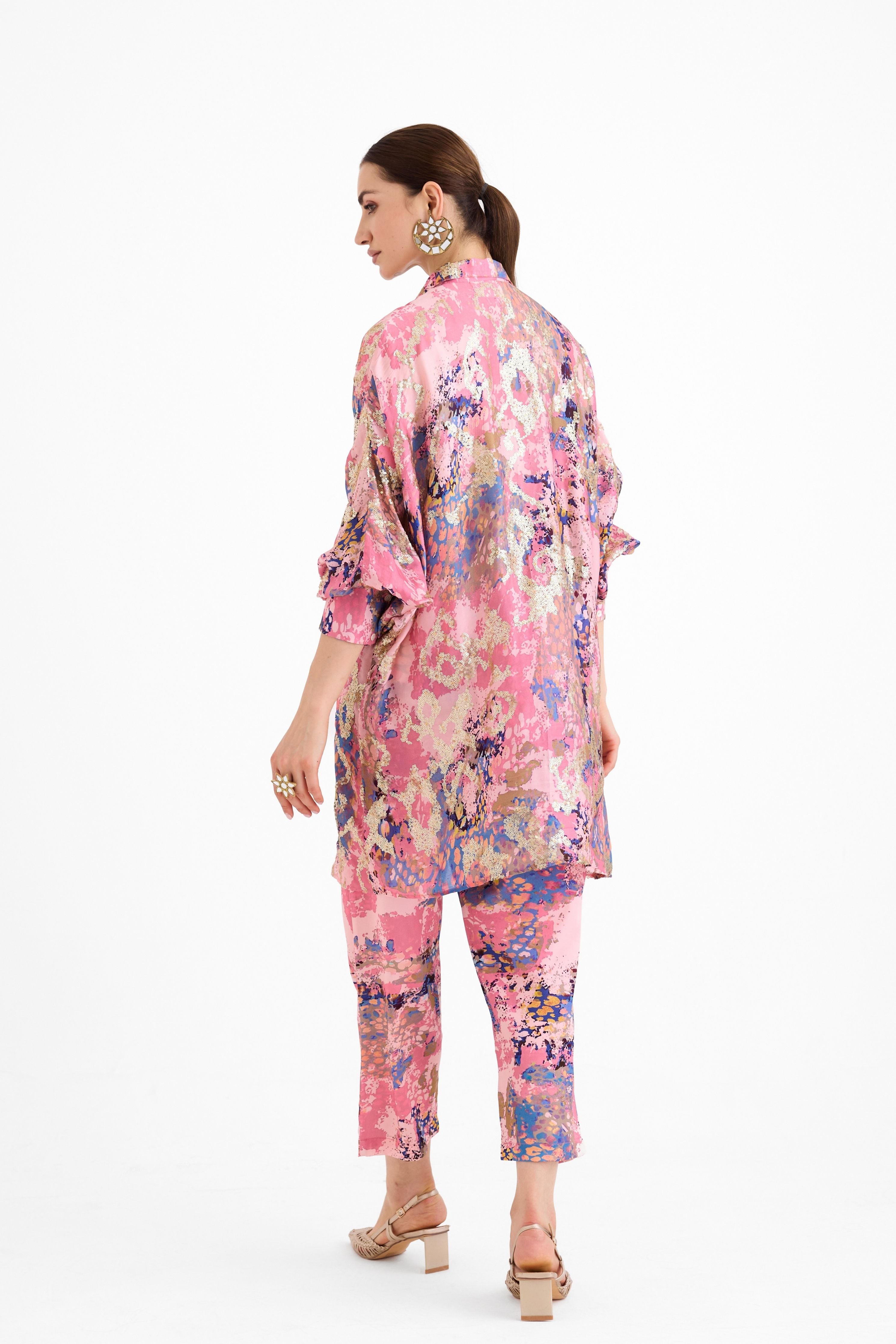 Cuff Shirt Set