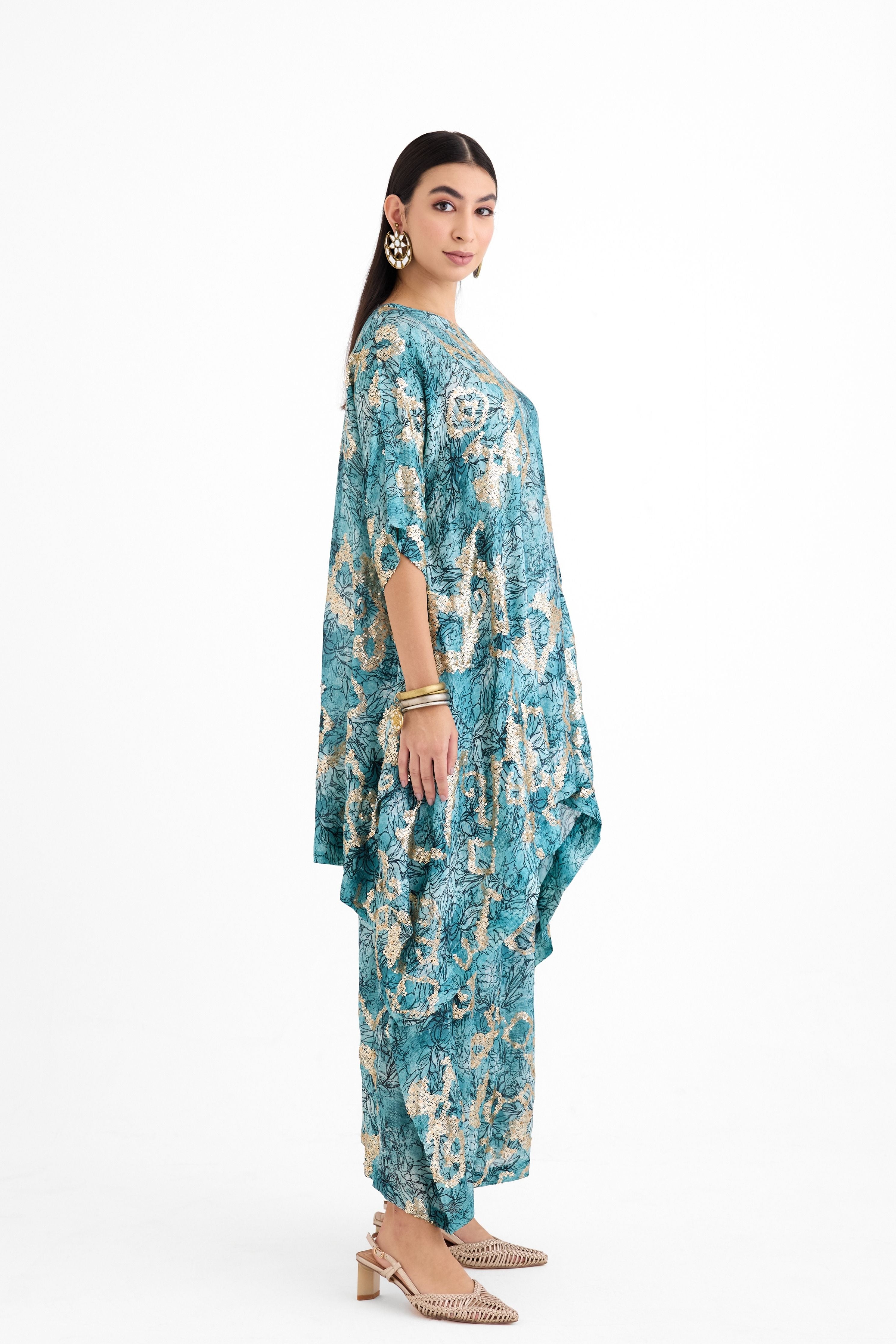 Mayank Sequins Tunic Set