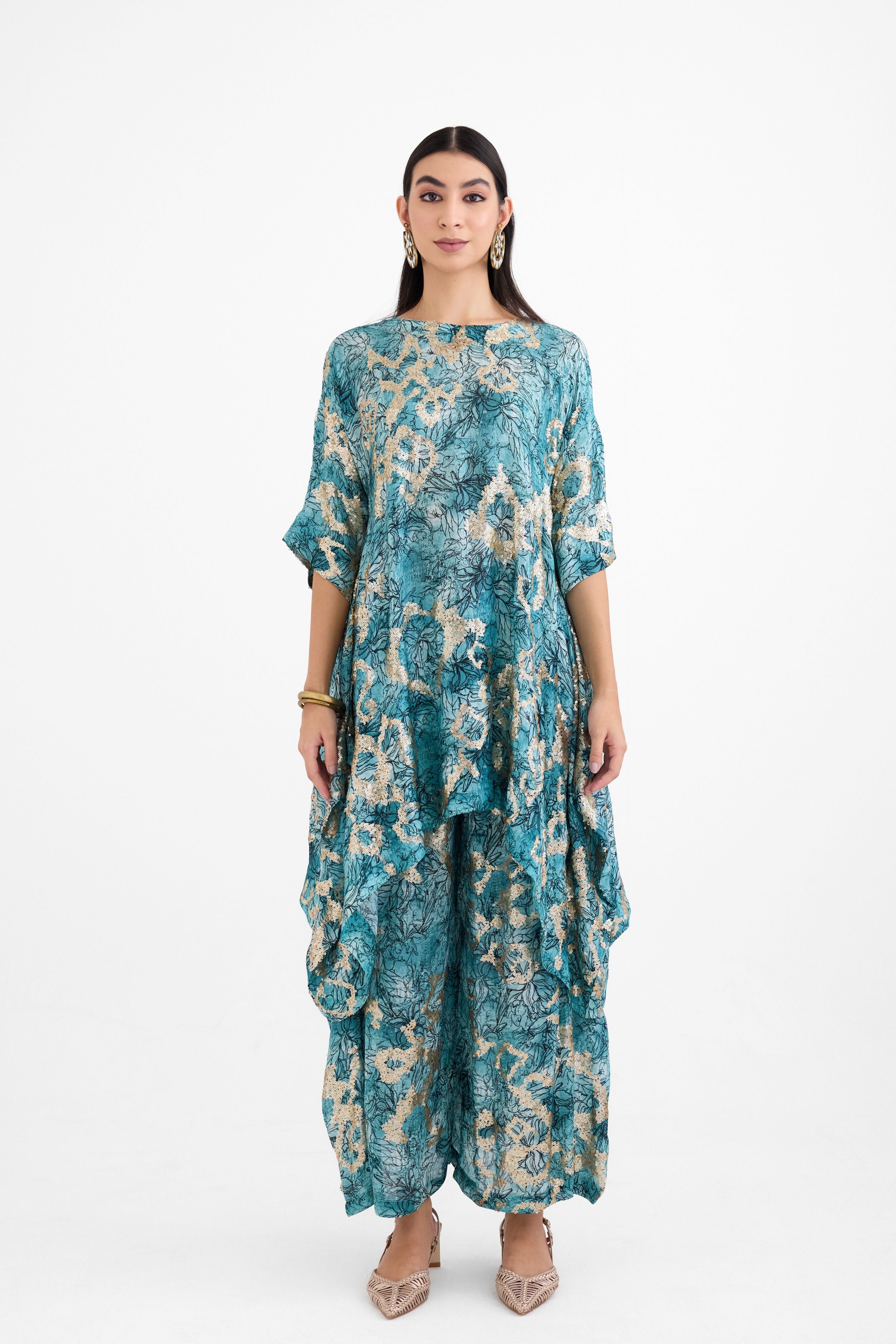 Mayank Sequins Tunic Set