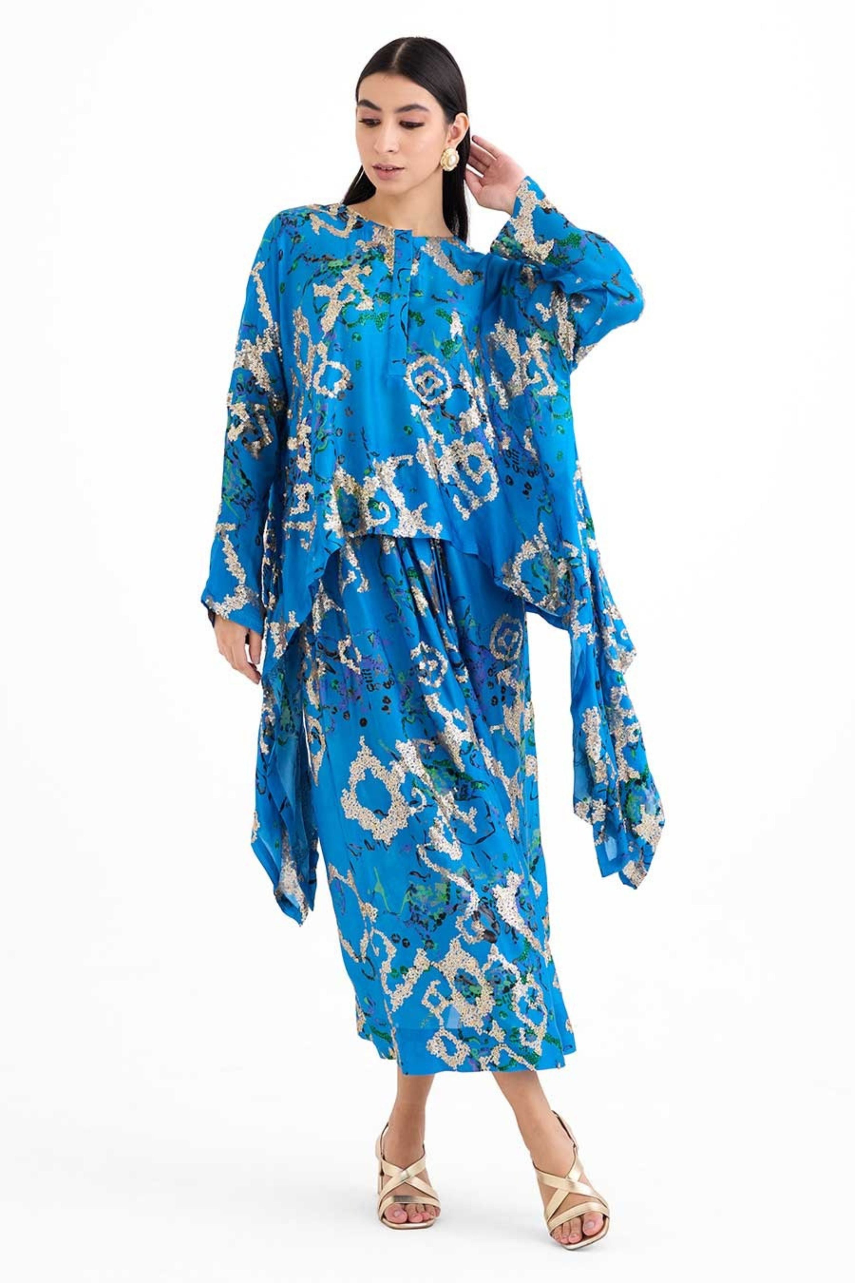 Blue Tunic Set