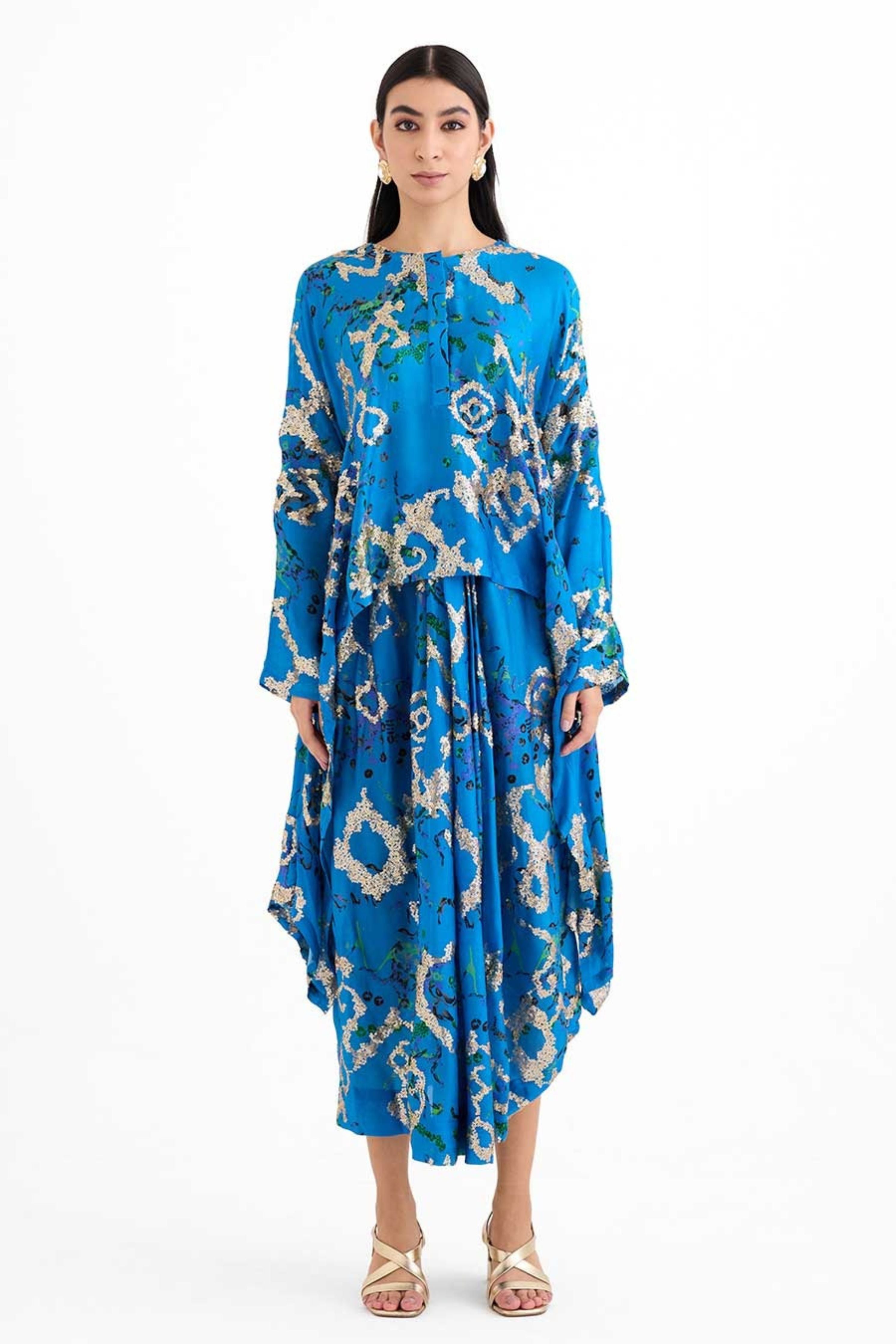 Blue Tunic Set