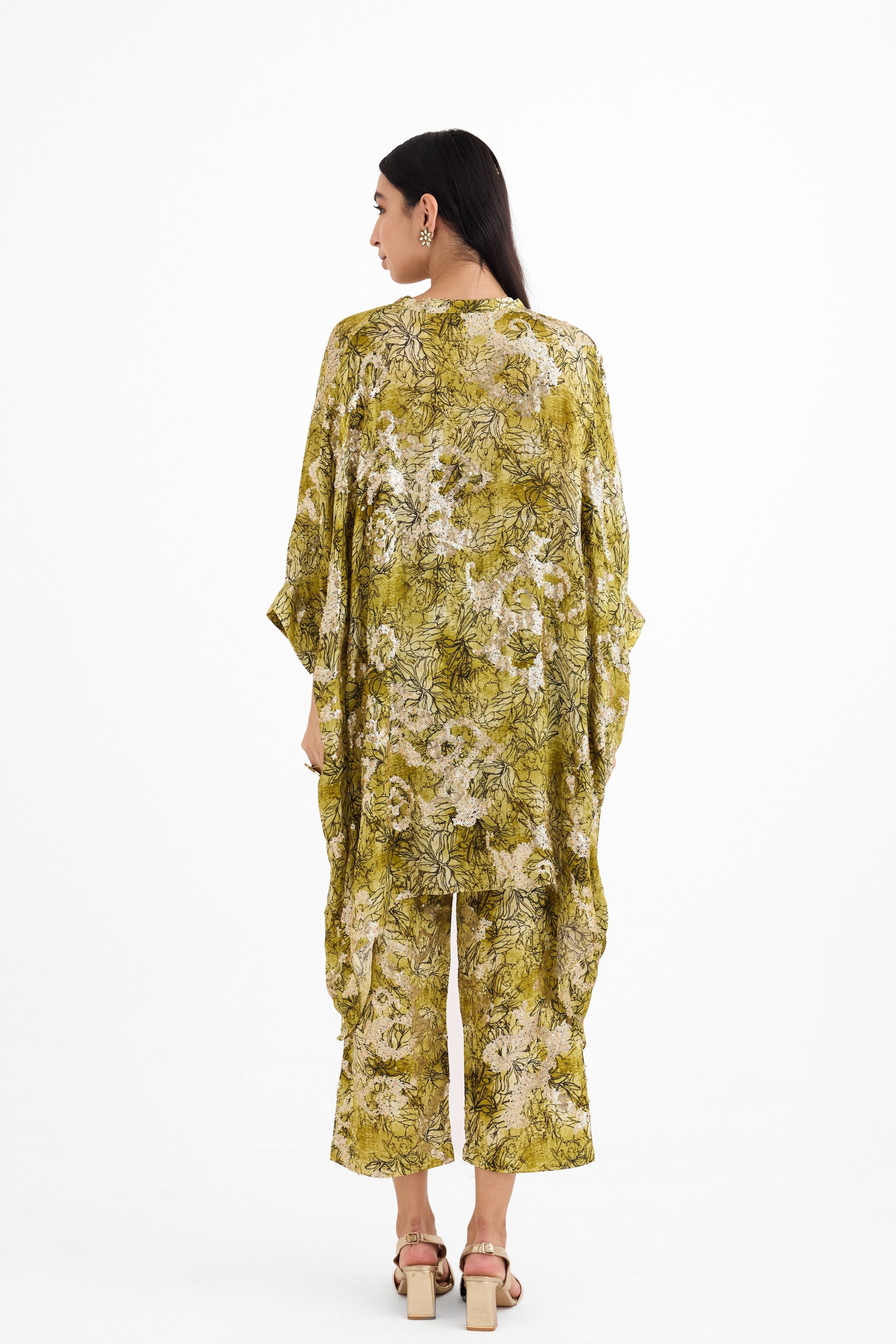 Gold Kaftan Set