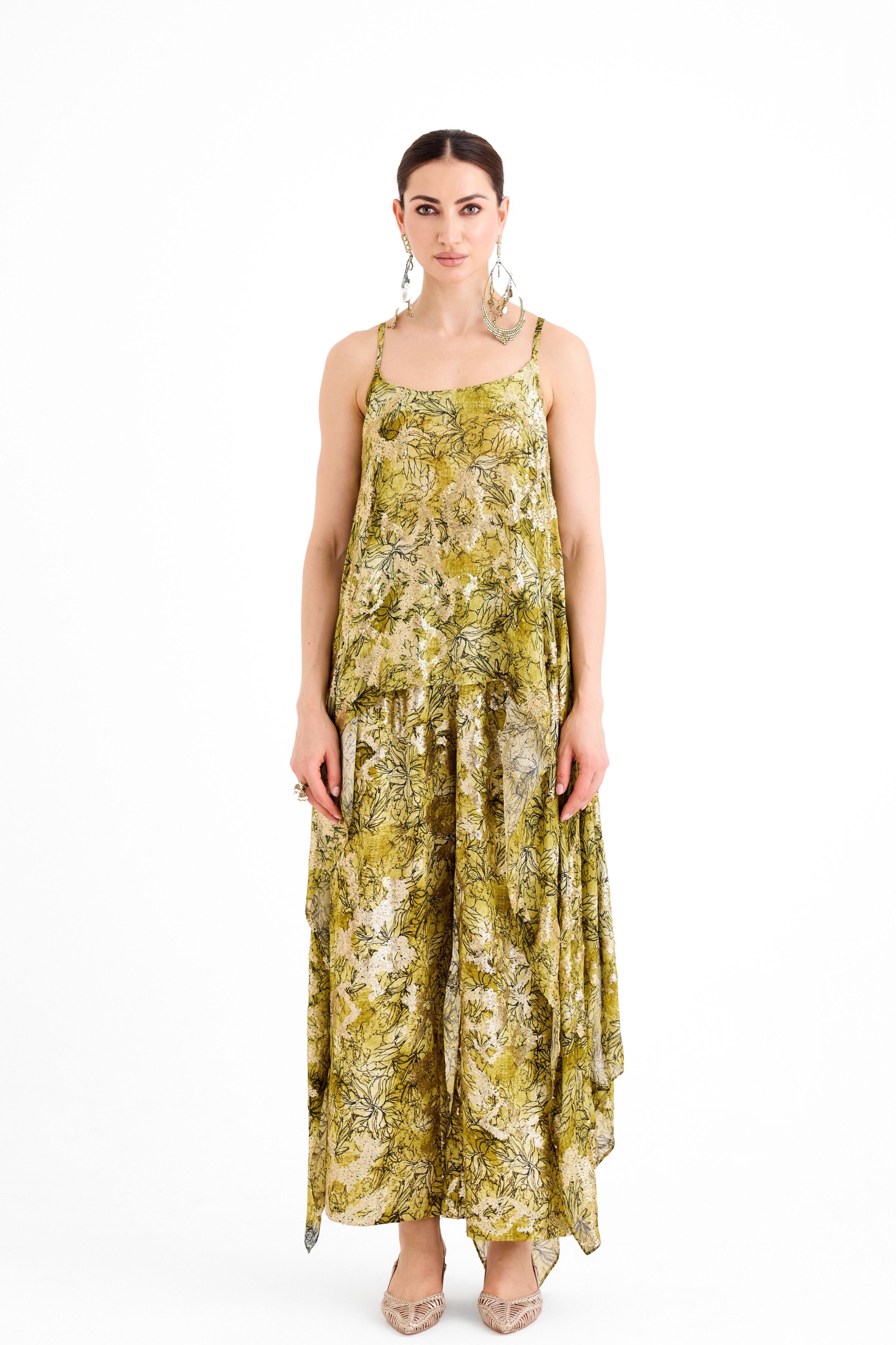 Gold Sequins Zuri Set