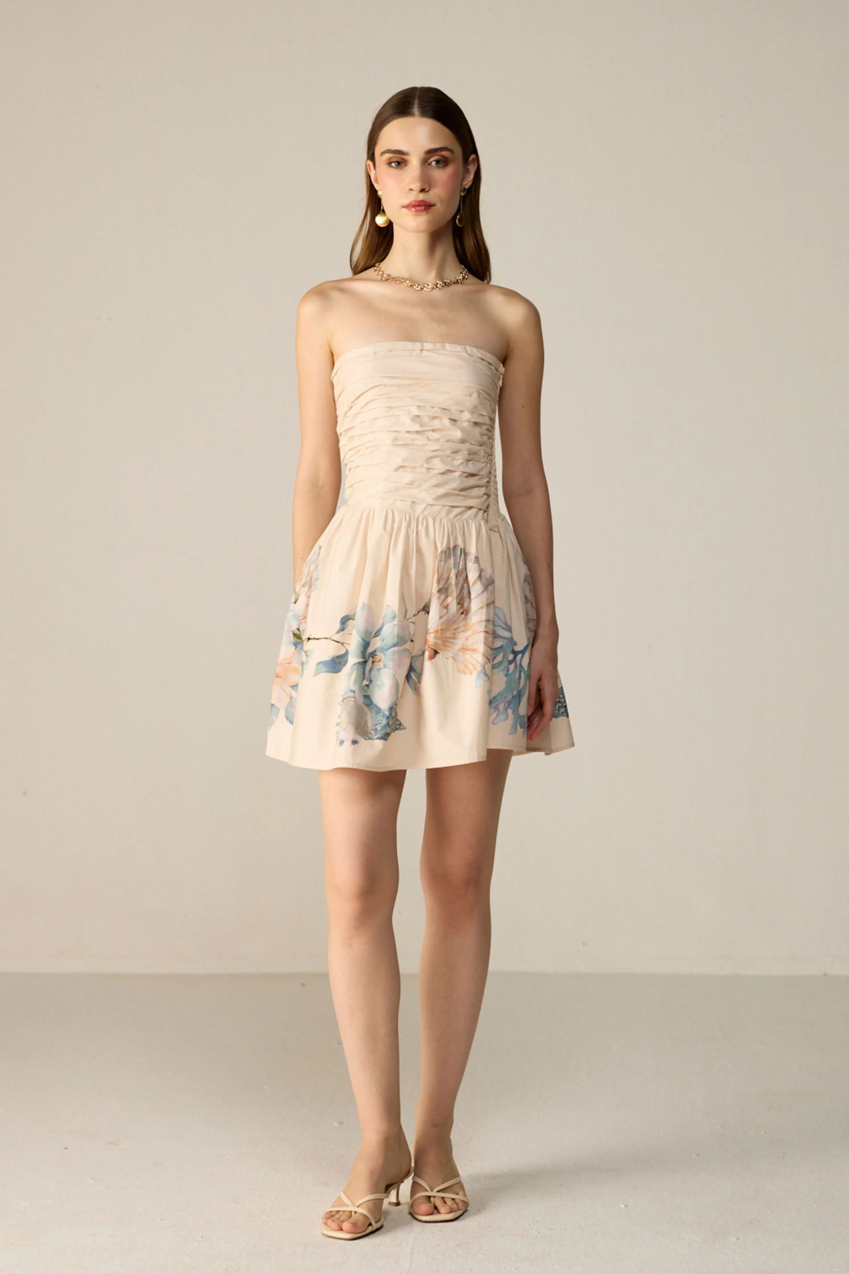 Ivory Evara Mini Dress