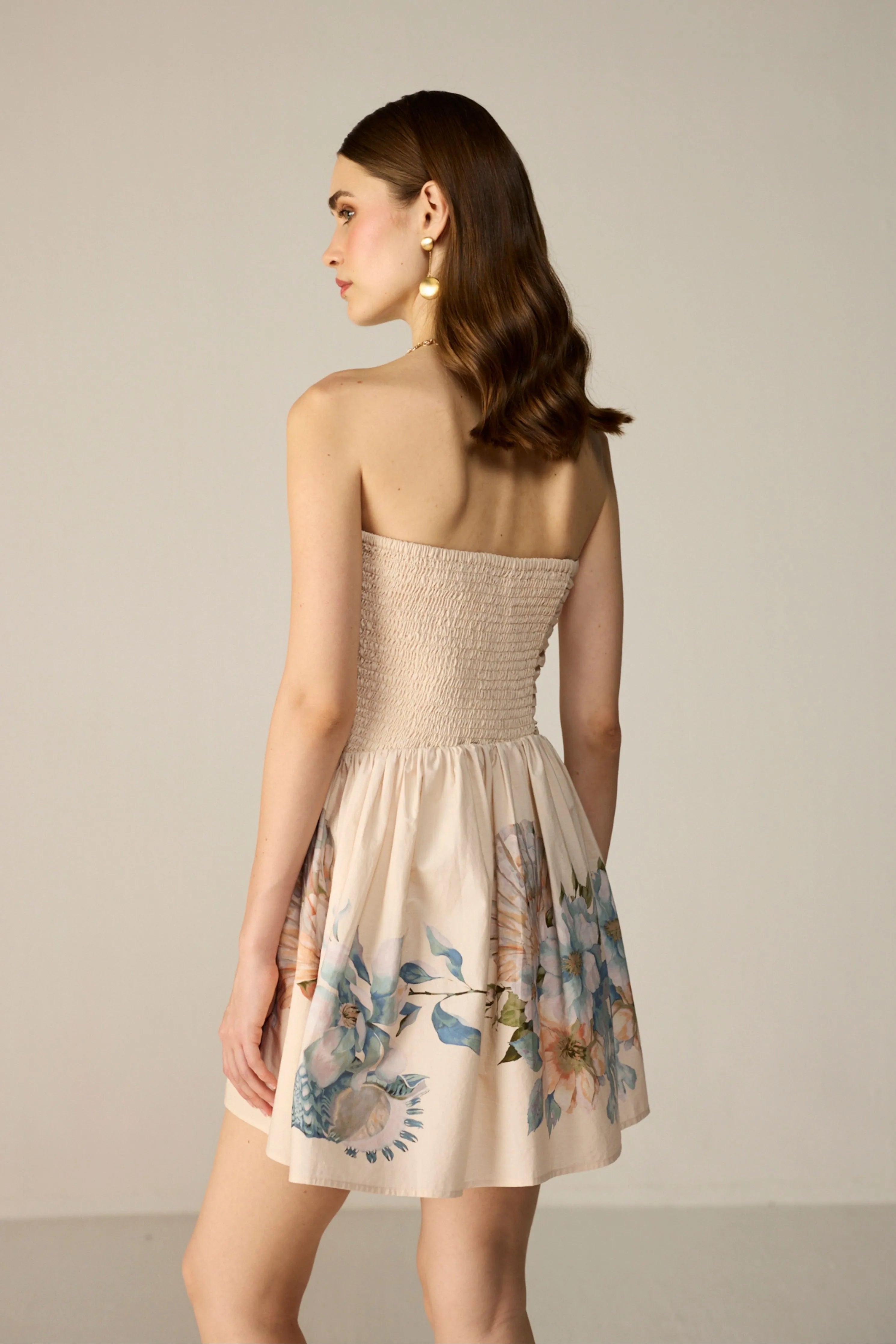 Ivory Evara Mini Dress