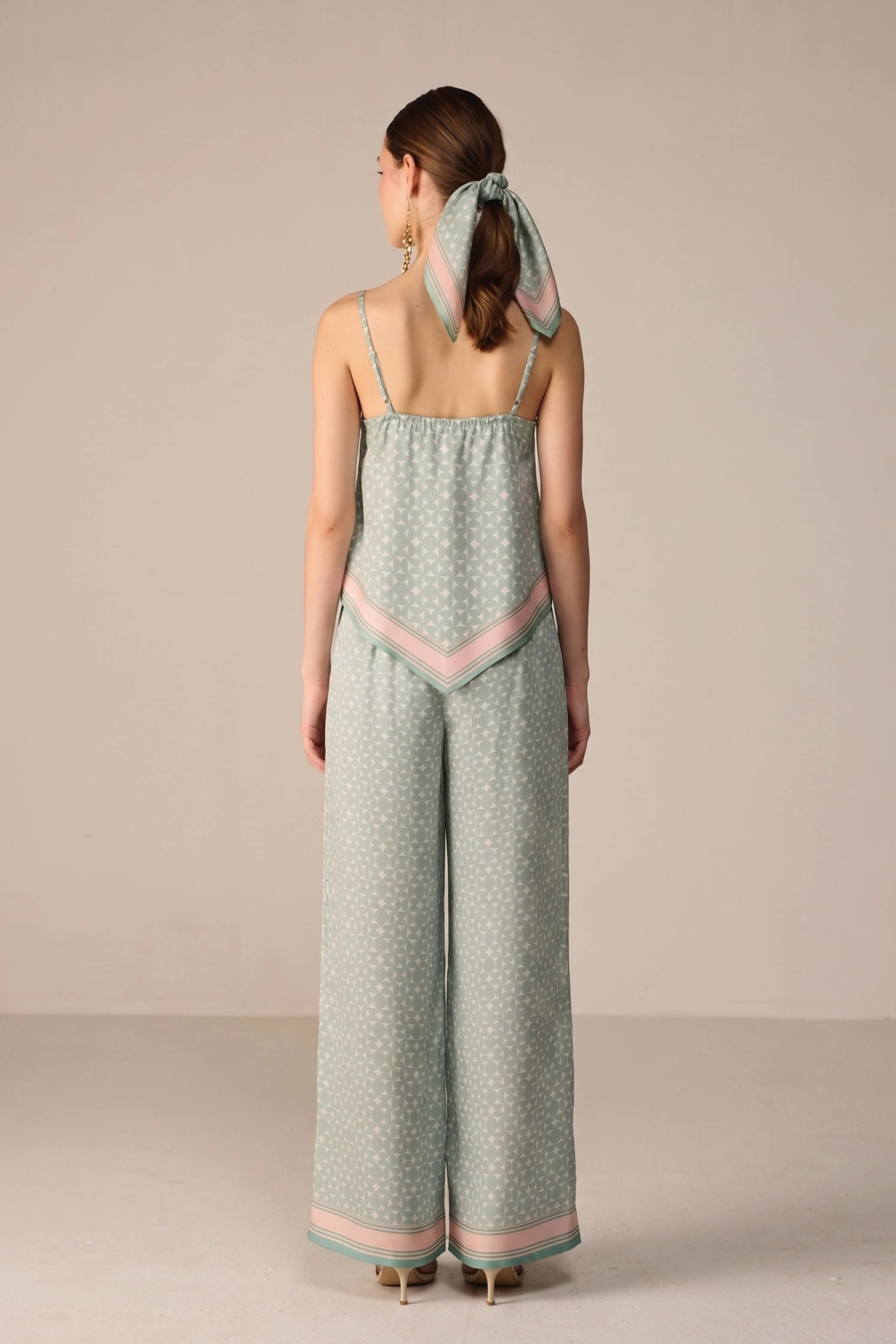 Green Yuna Top Co-ord Set