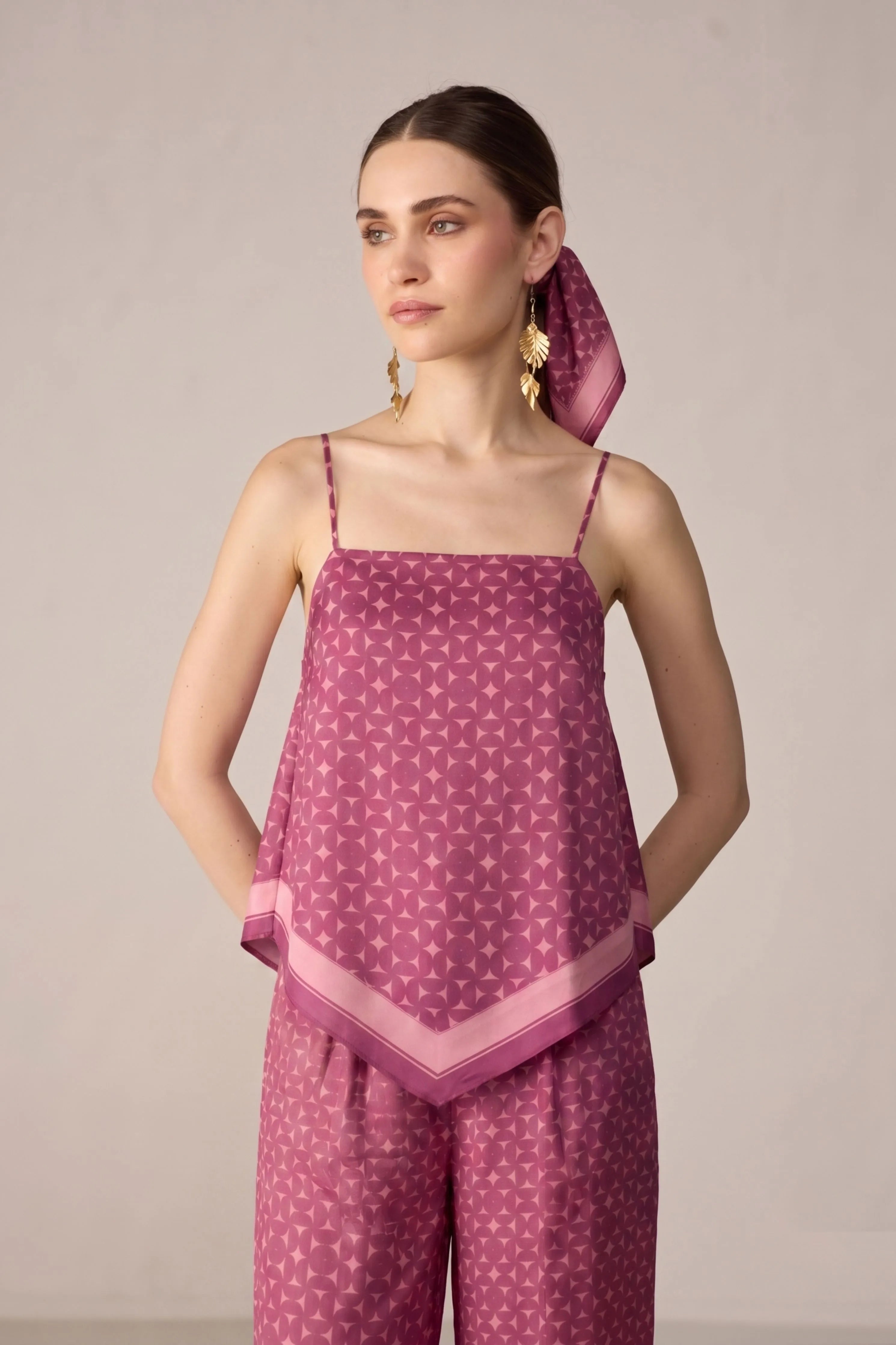 Maroon Yuna Top