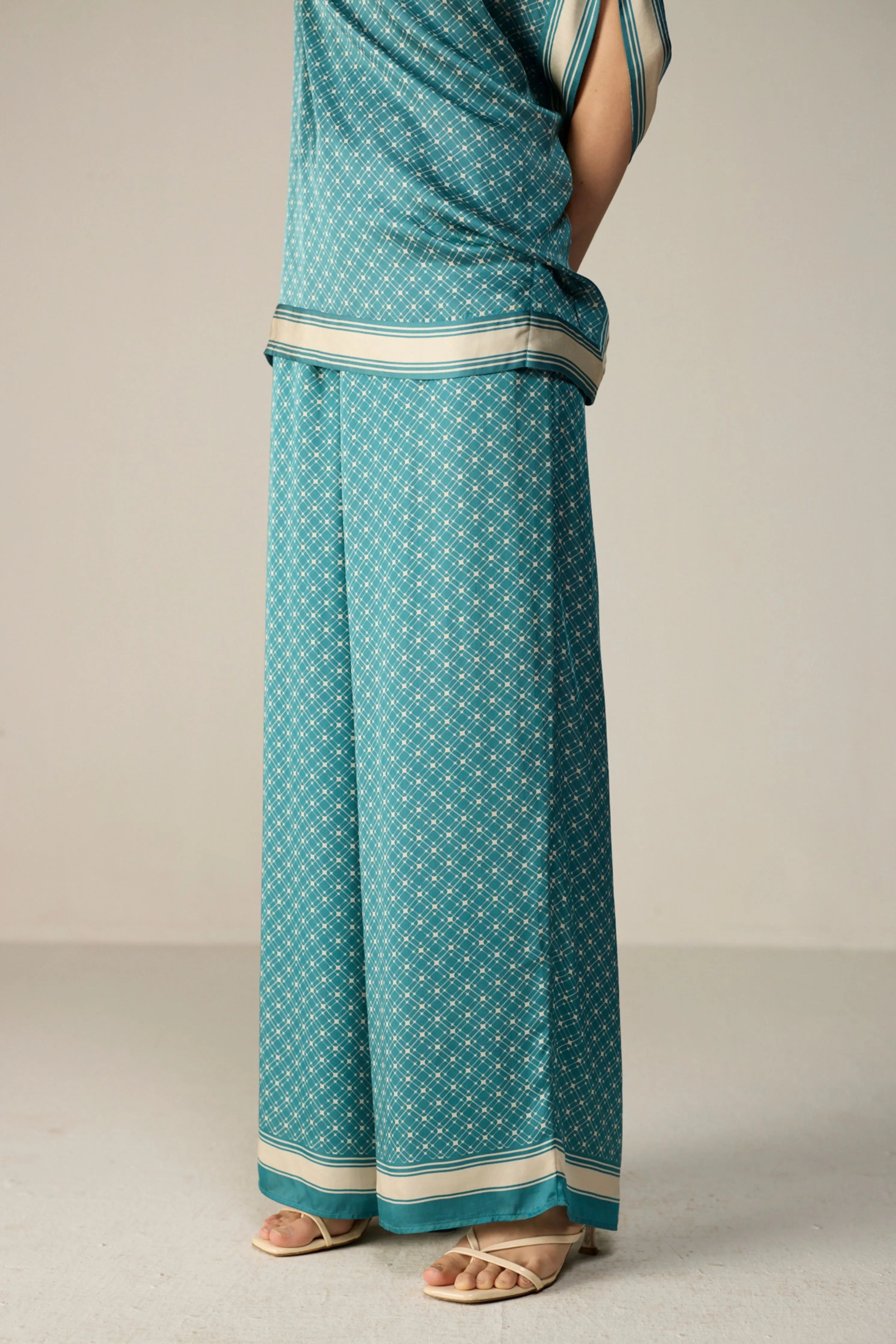 Teal Noah Trousers