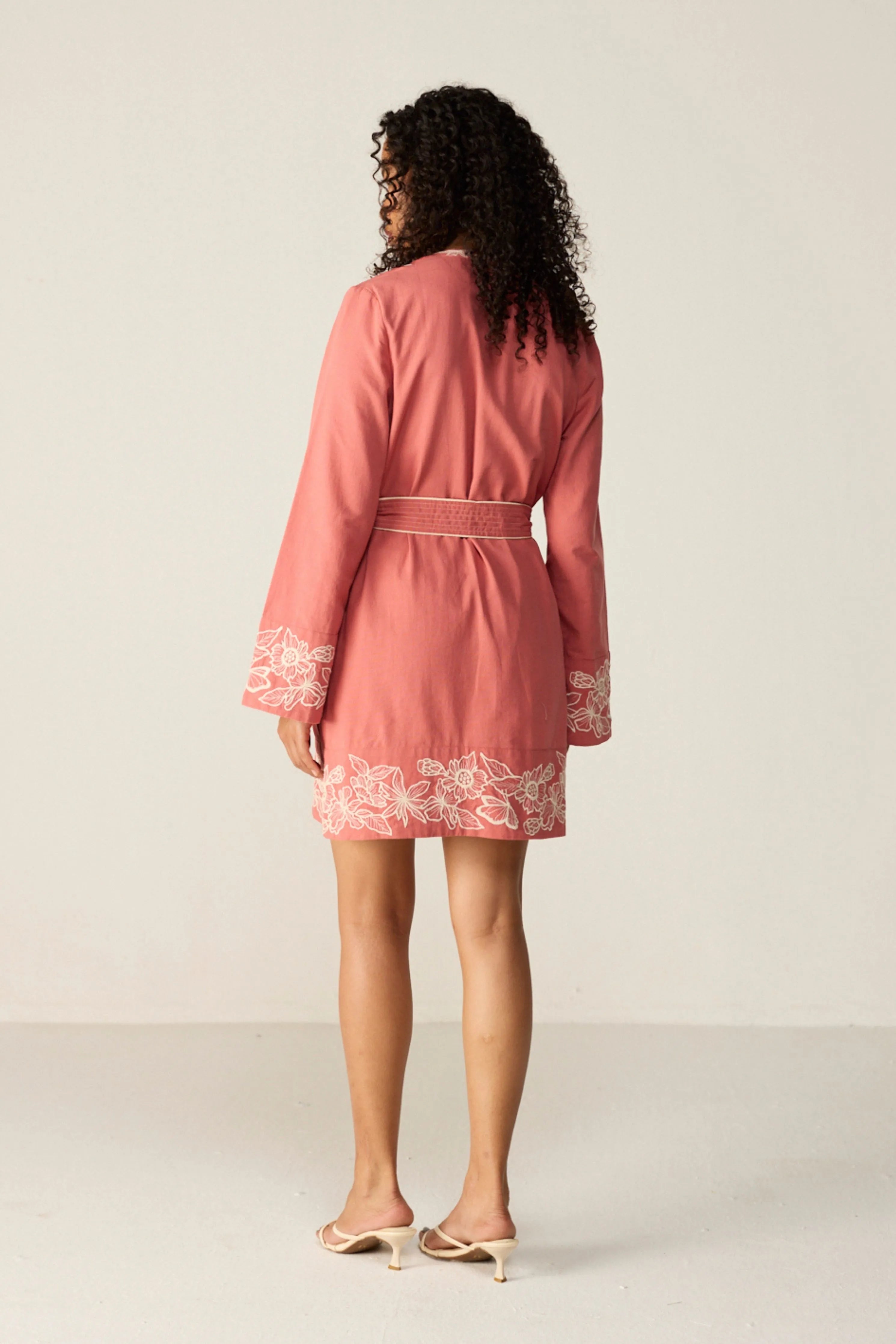 Pink Roselle Mini Dress