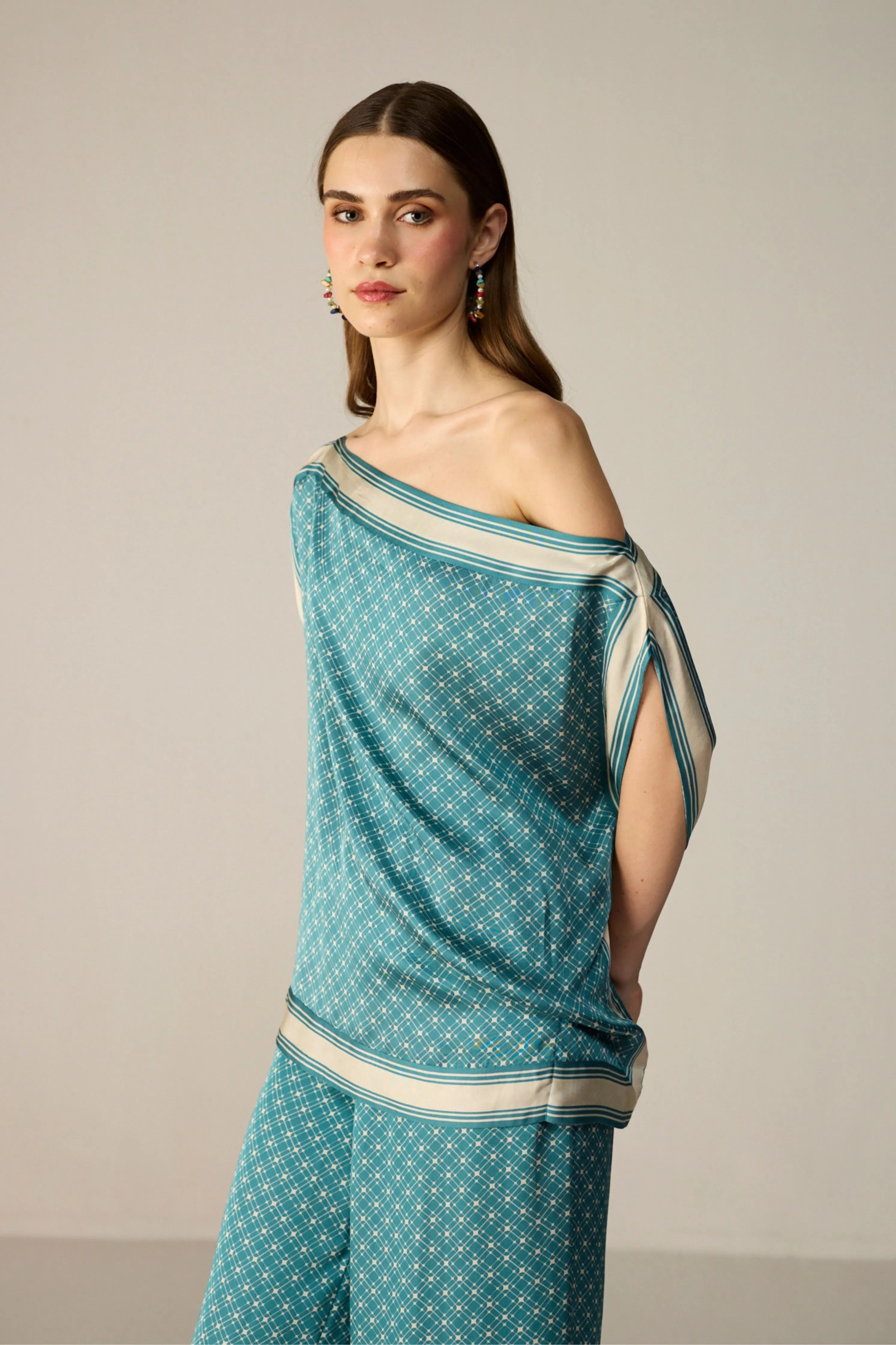 Teal Freya Top