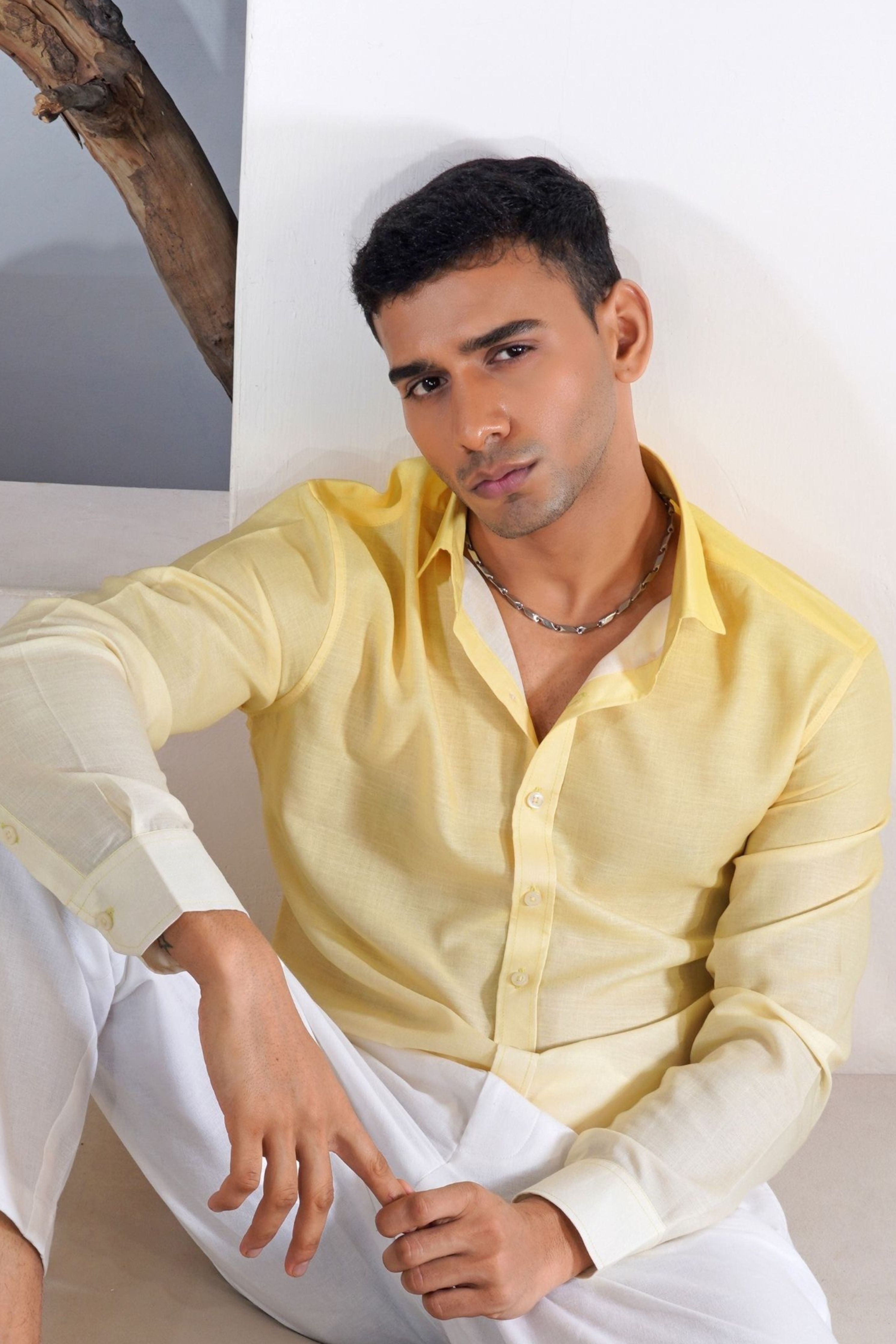 Dandelions Linen Shirt
