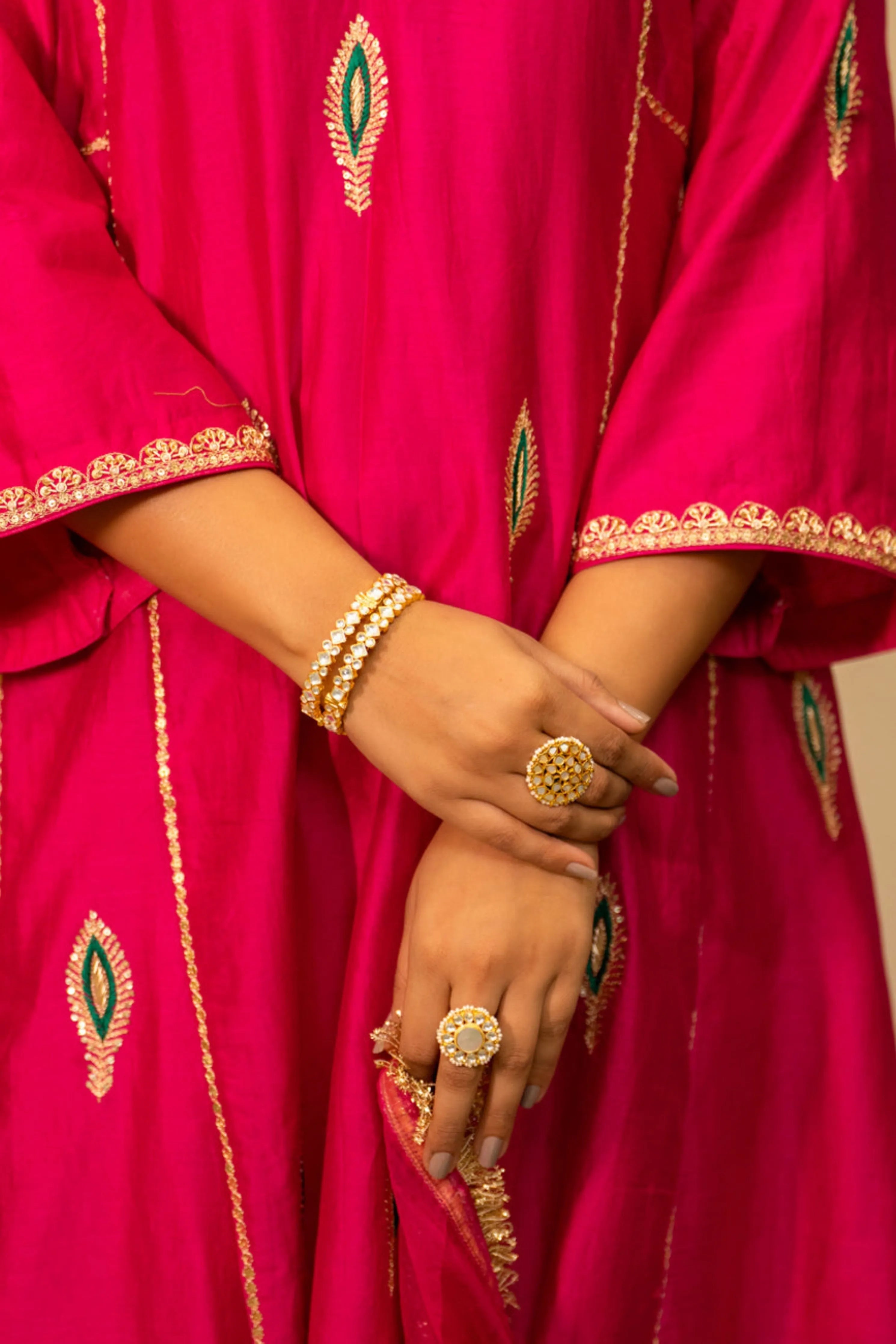 Pink Mor Booti A-Line Set