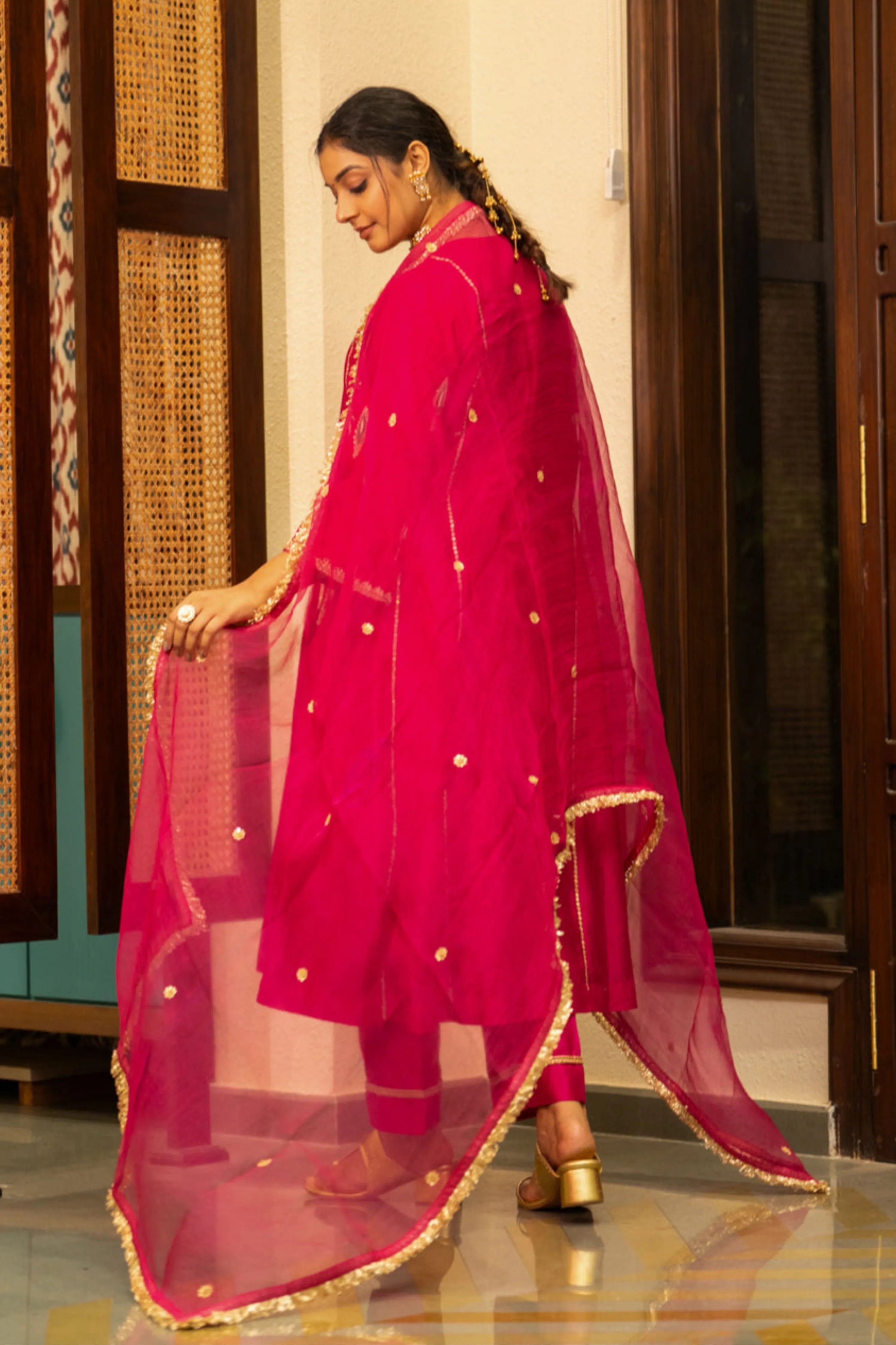 Pink Mor Booti A-Line Set