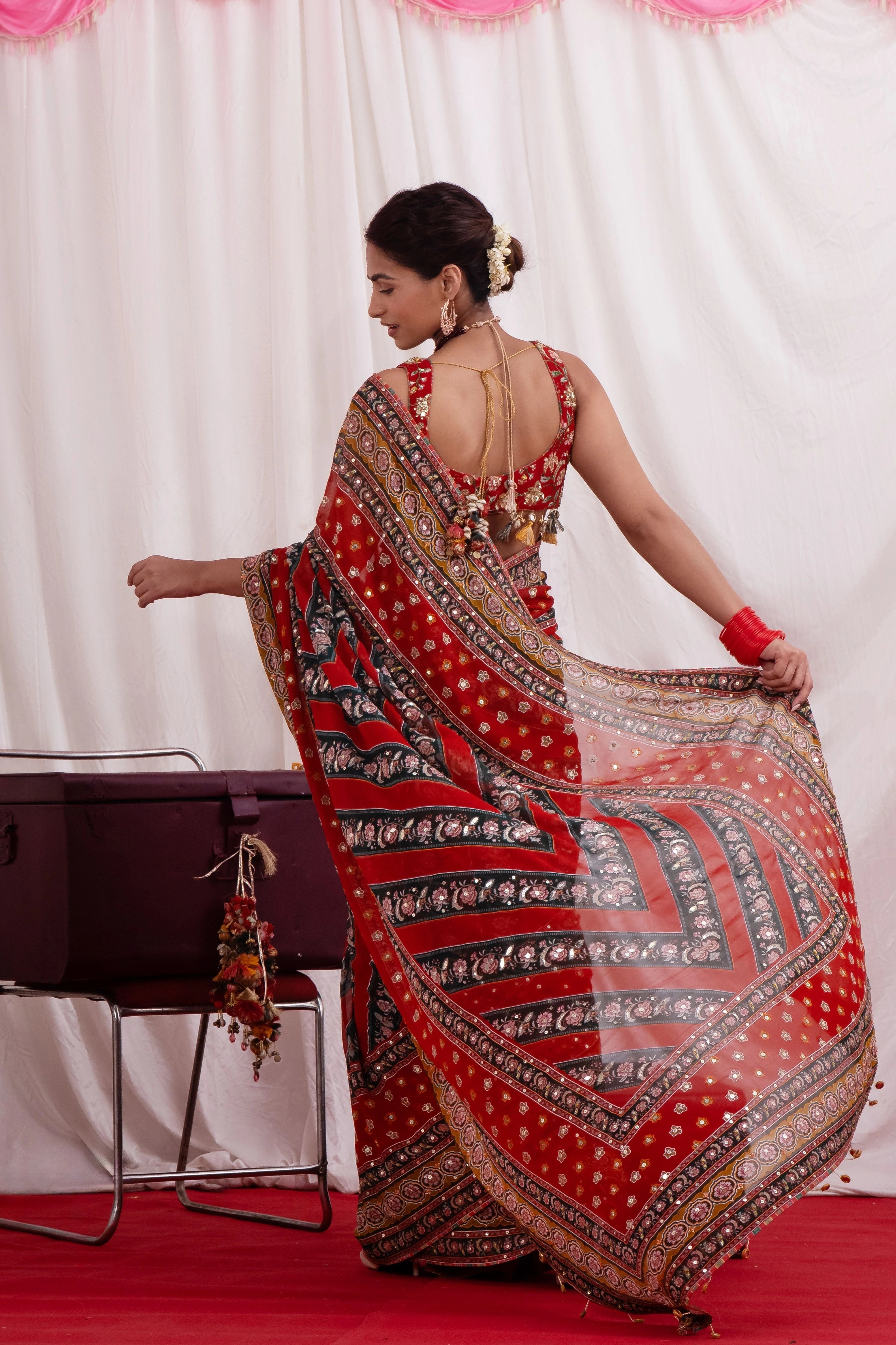 Gulnaar Sitara Saree