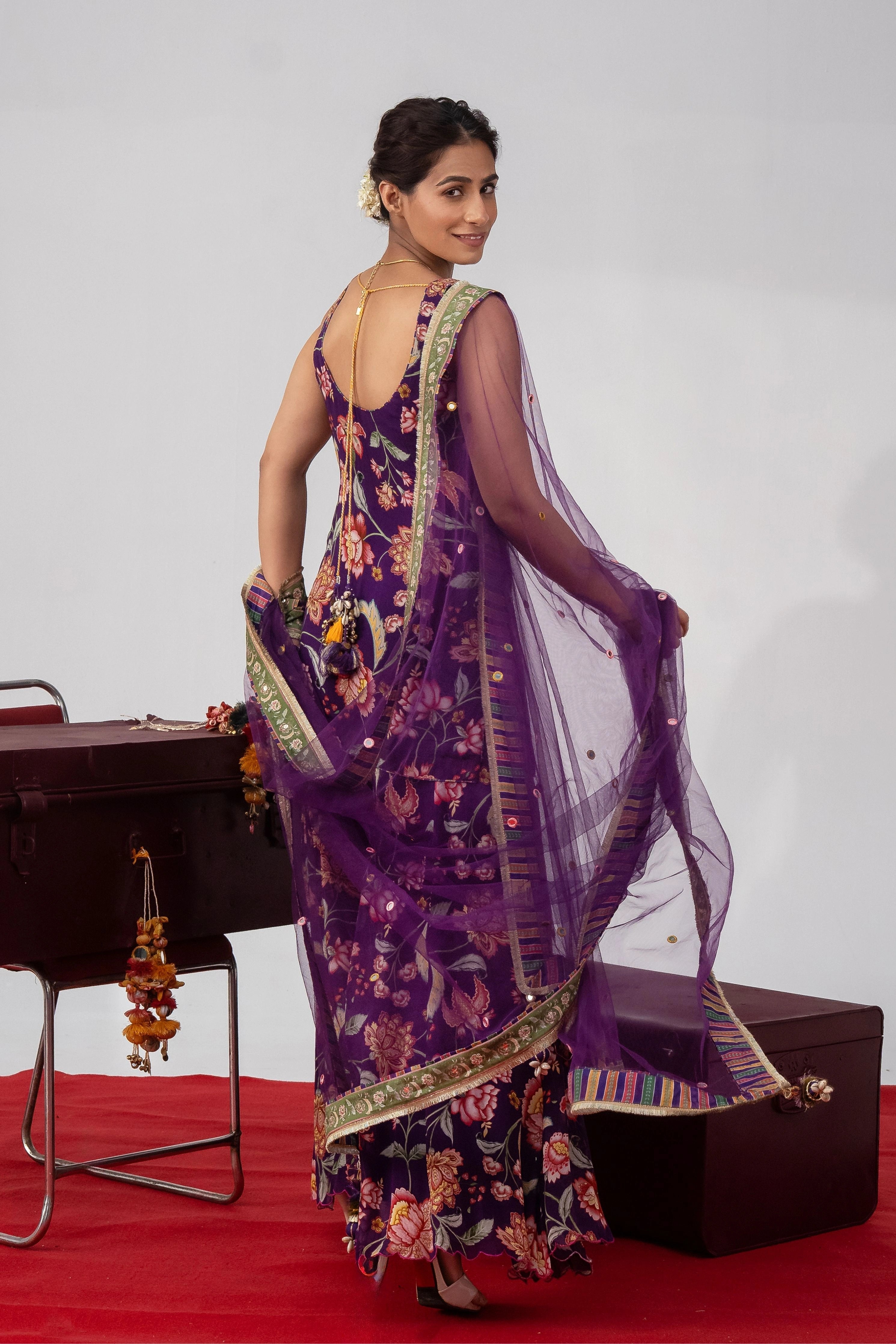 Jamuni Gulzaar Sharara Set