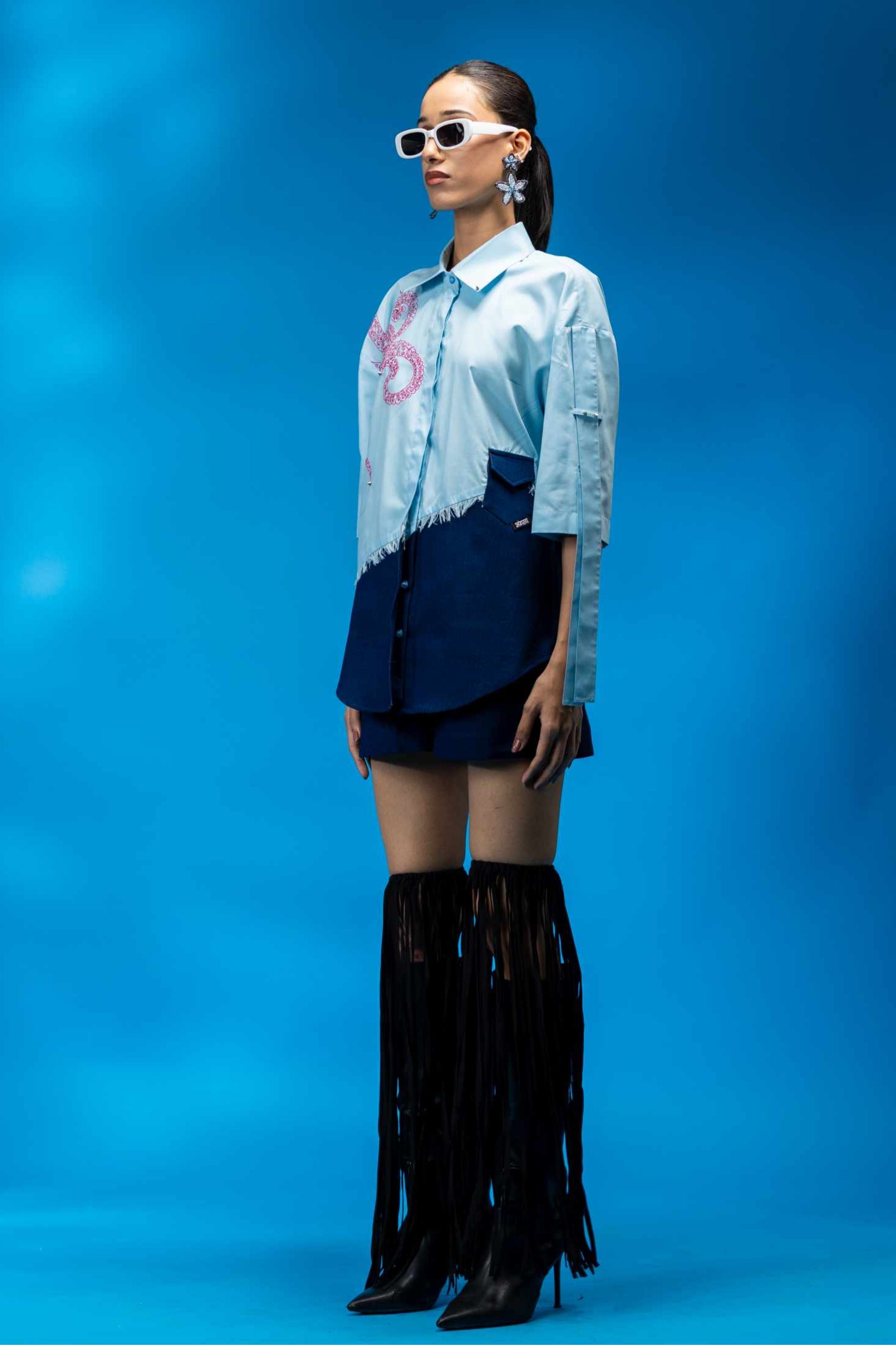 Mimic Embellsihed Shirt