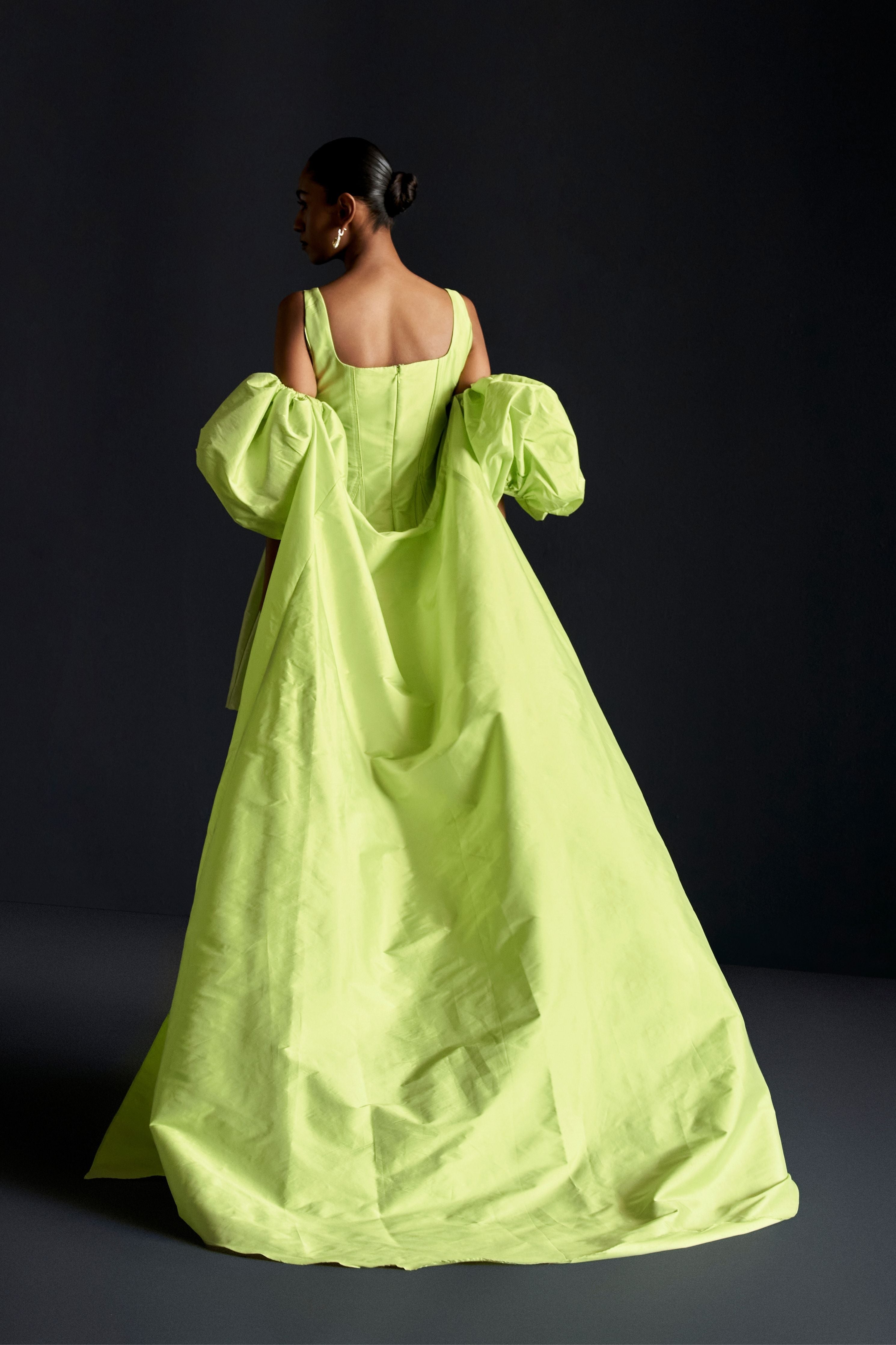 Short Dress With Piping Detail