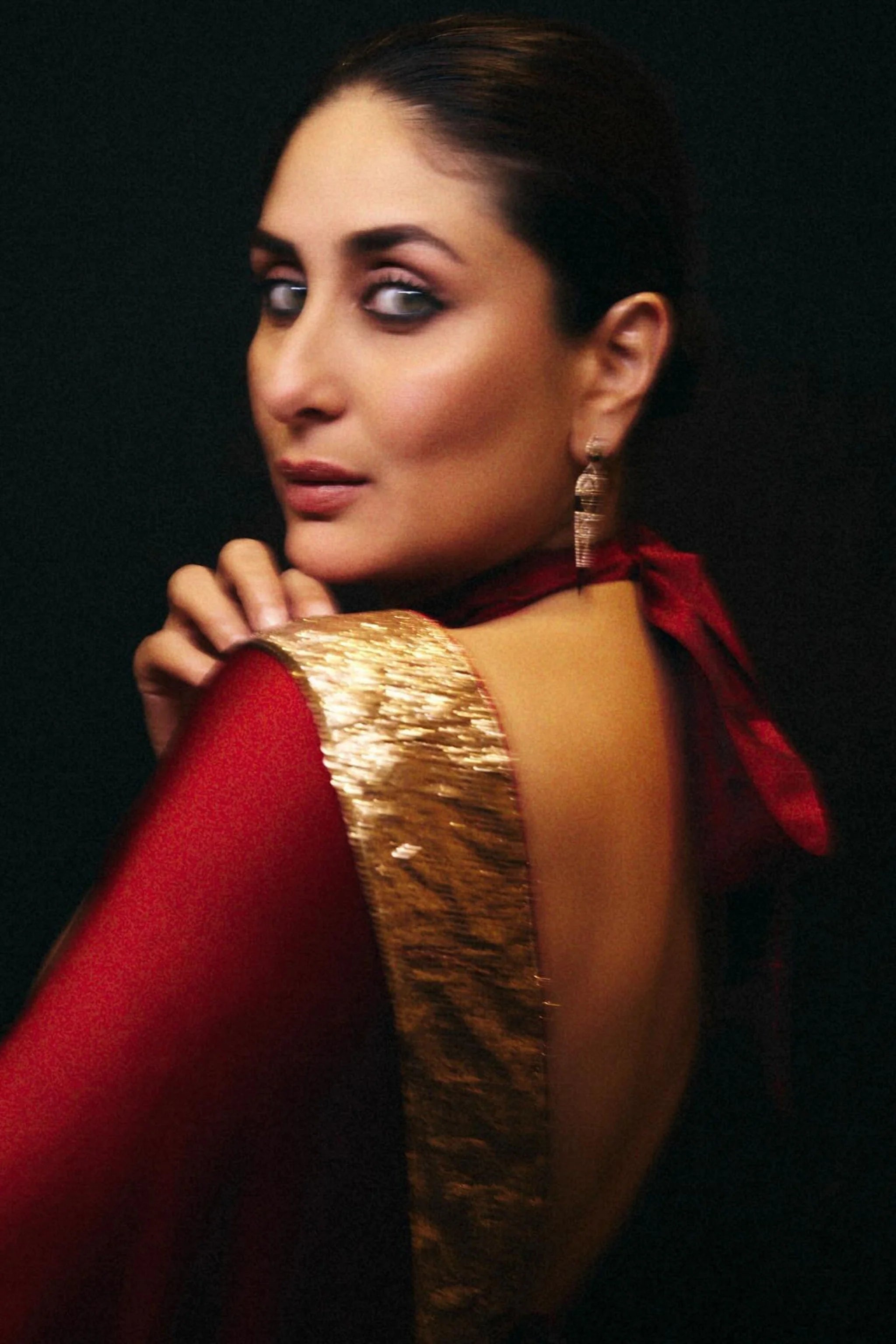 Mahongany Red Mulberry Silk Ajna Saree