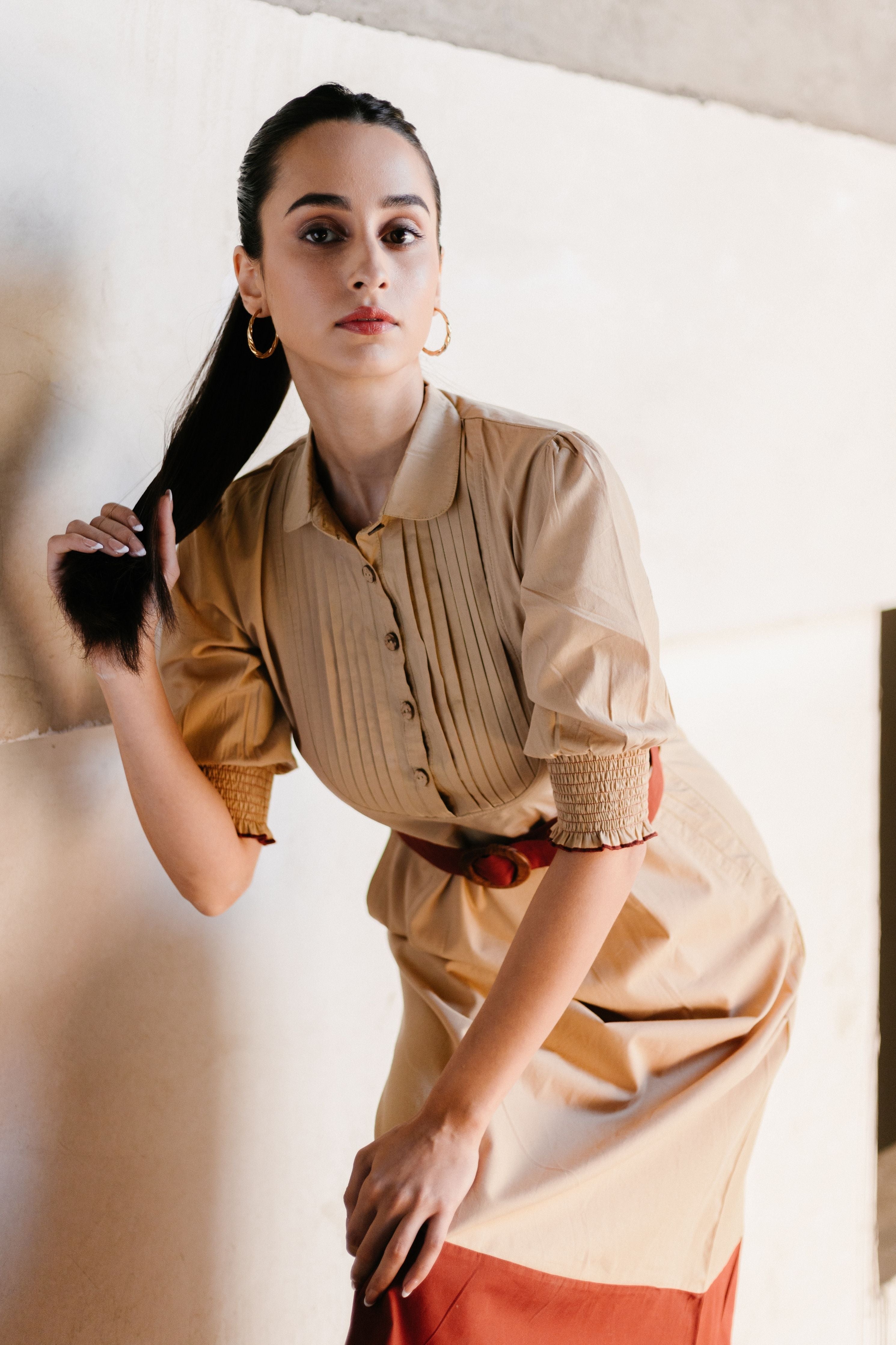 Terracotta dress