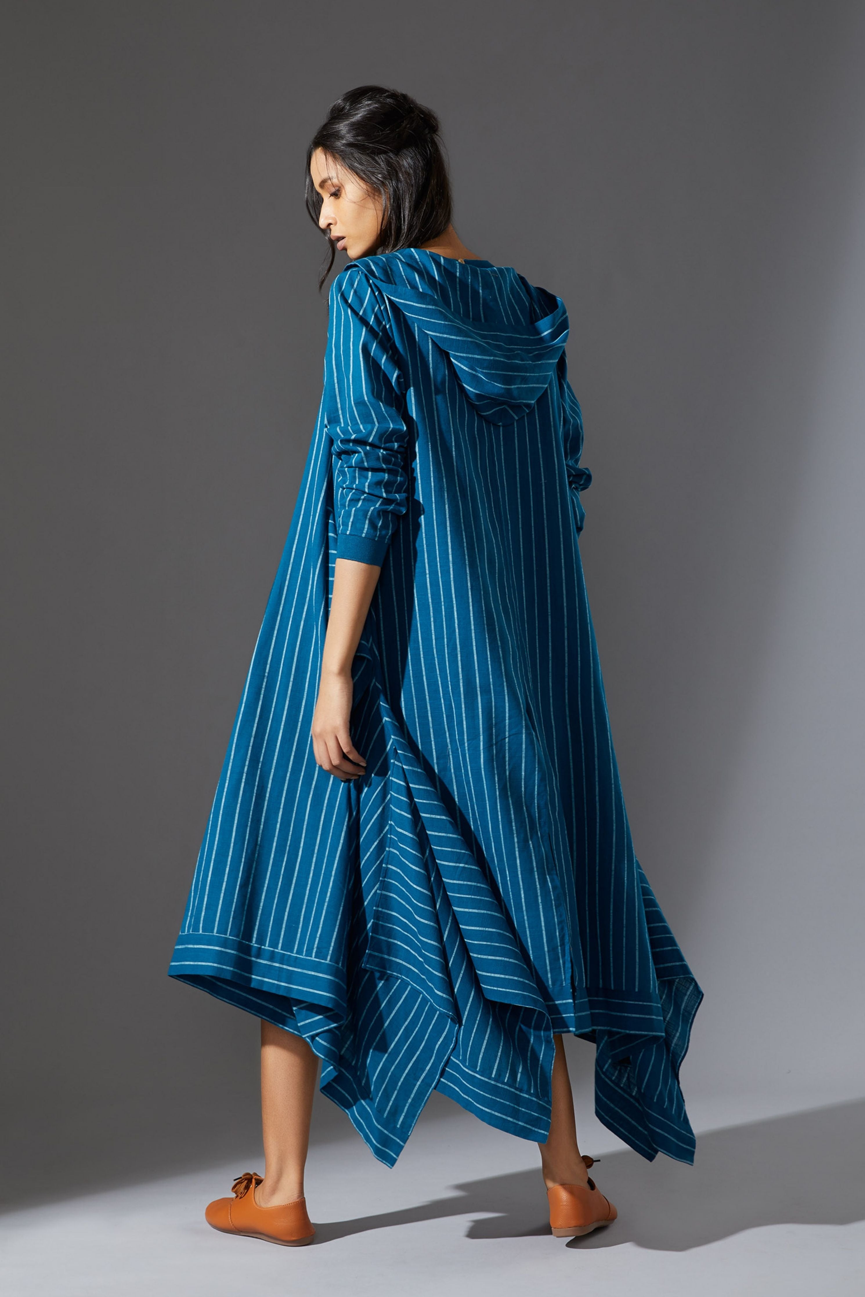 Mati Hooded Koza Blue Overlay