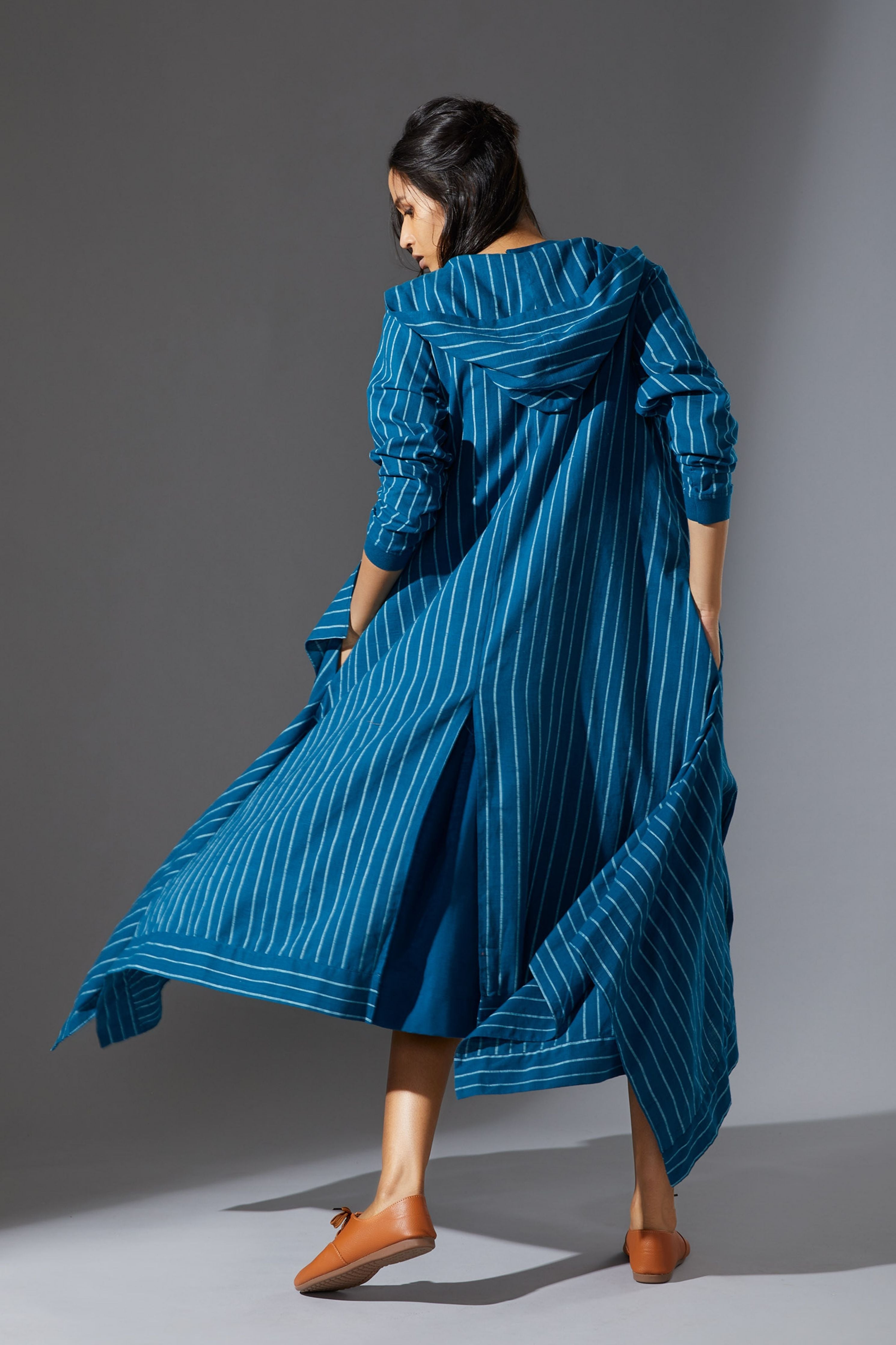 Mati Hooded Koza Blue Overlay