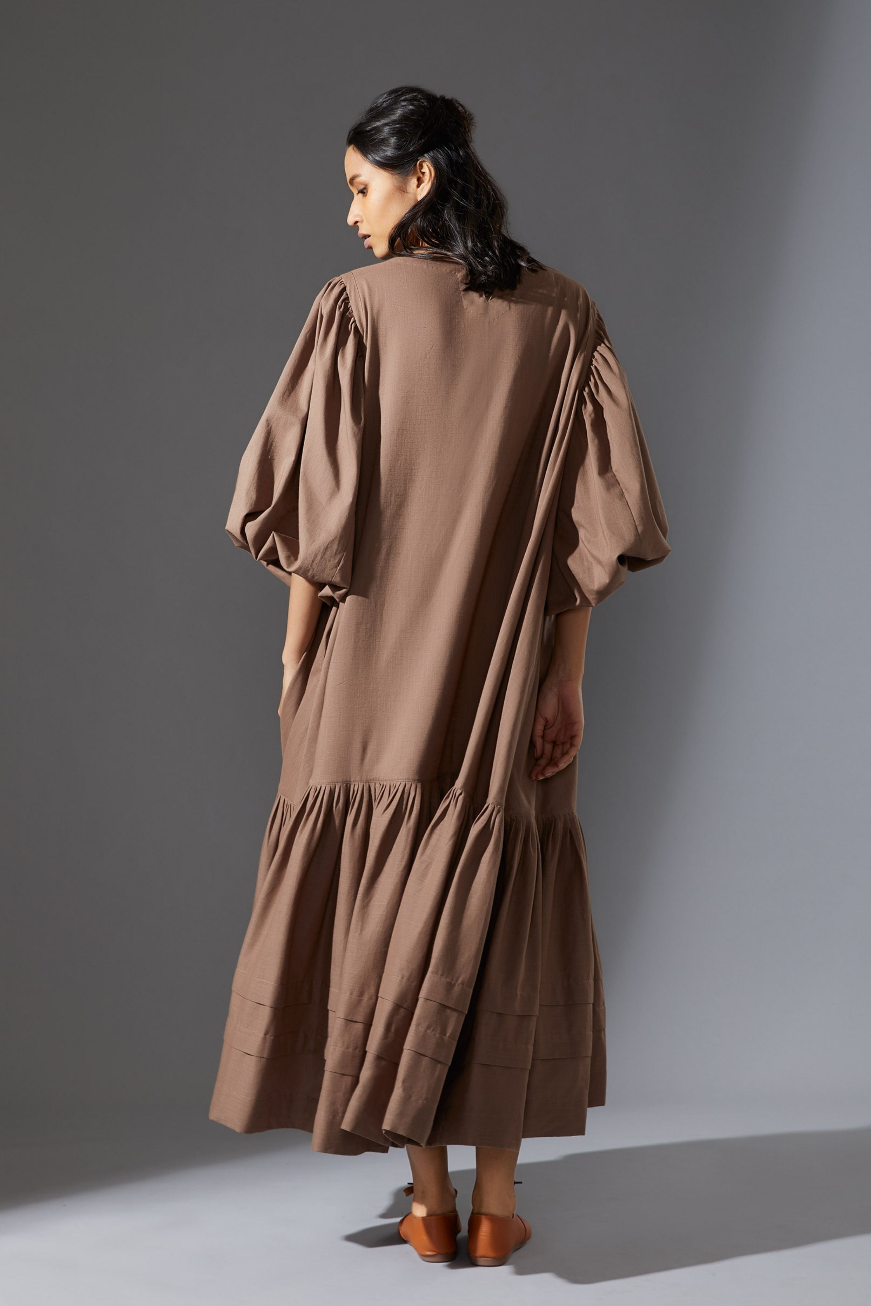 Mati Kaavya Beige Dress