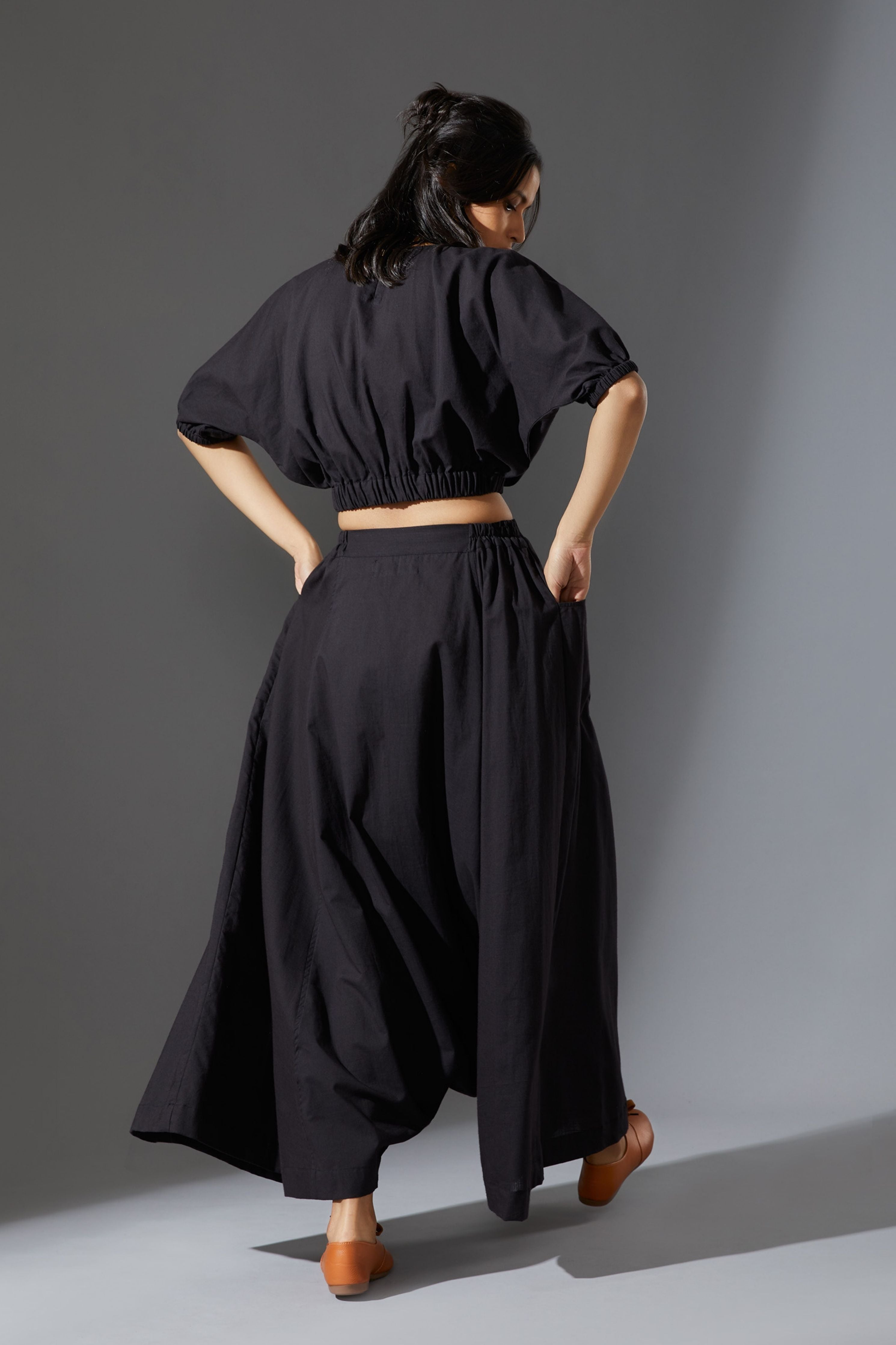Mati New Baggy Black Harem Pants