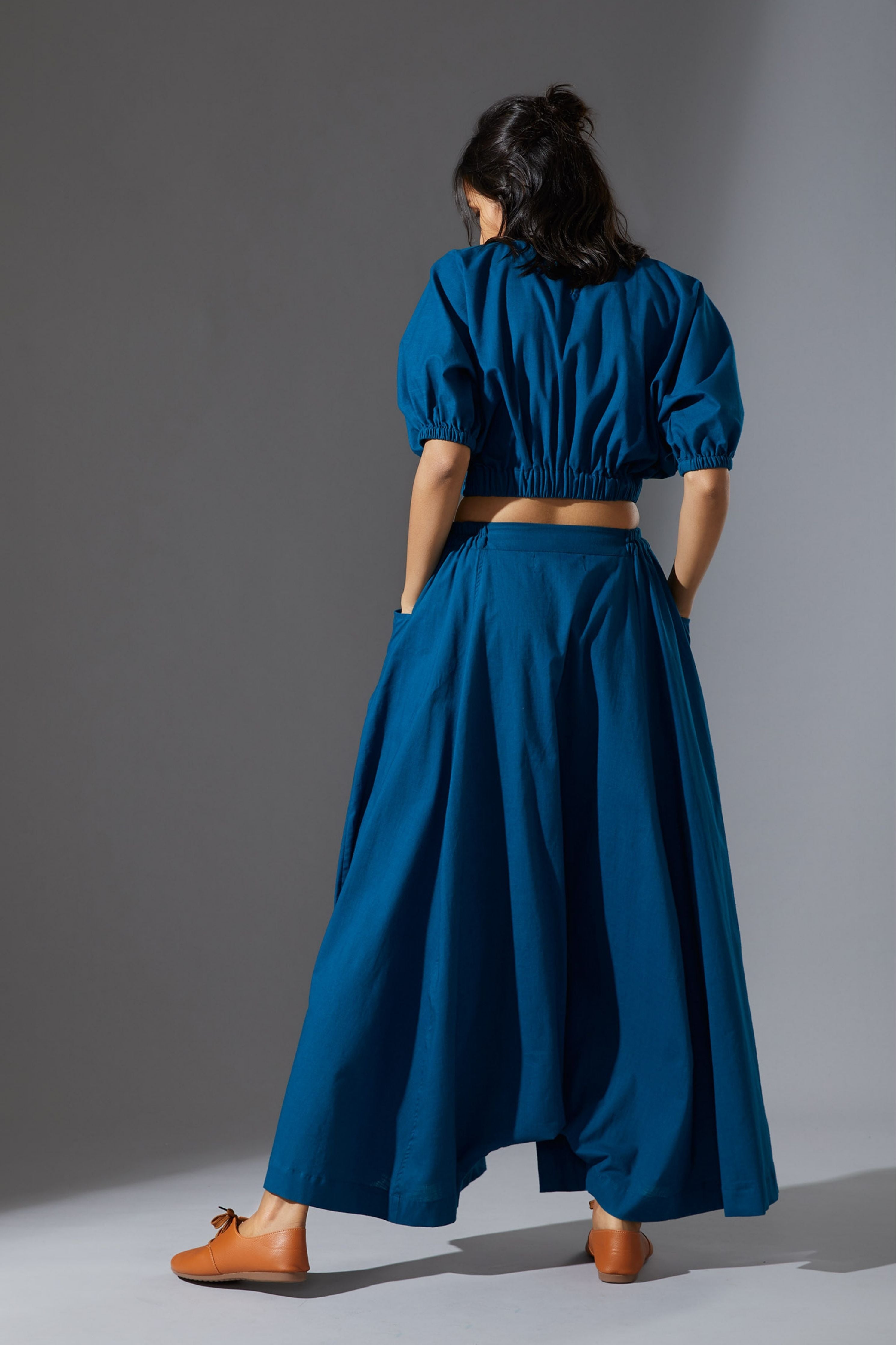 Mati New Baggy Blue Harem Pants