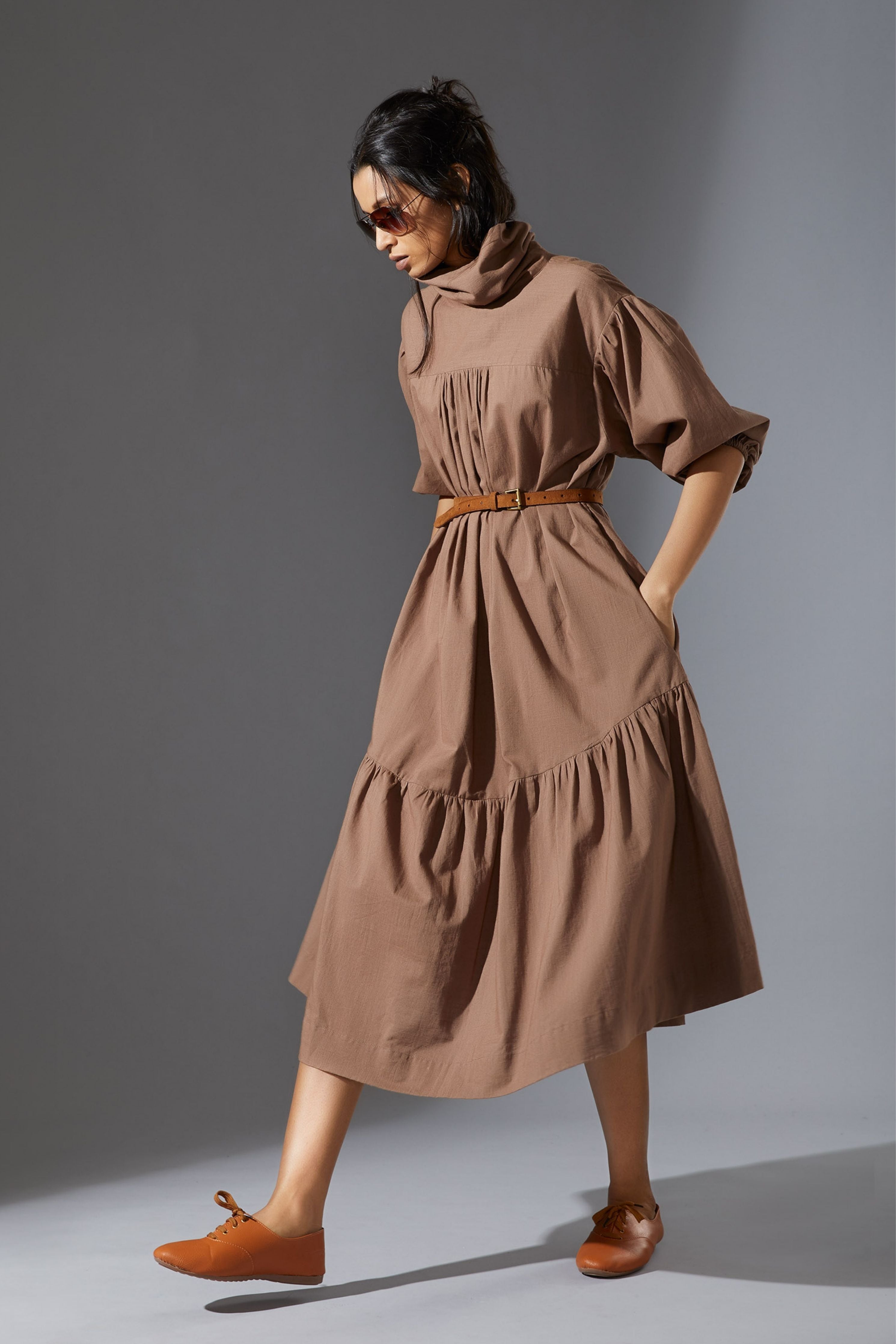 Mati New Praci Beige Dress