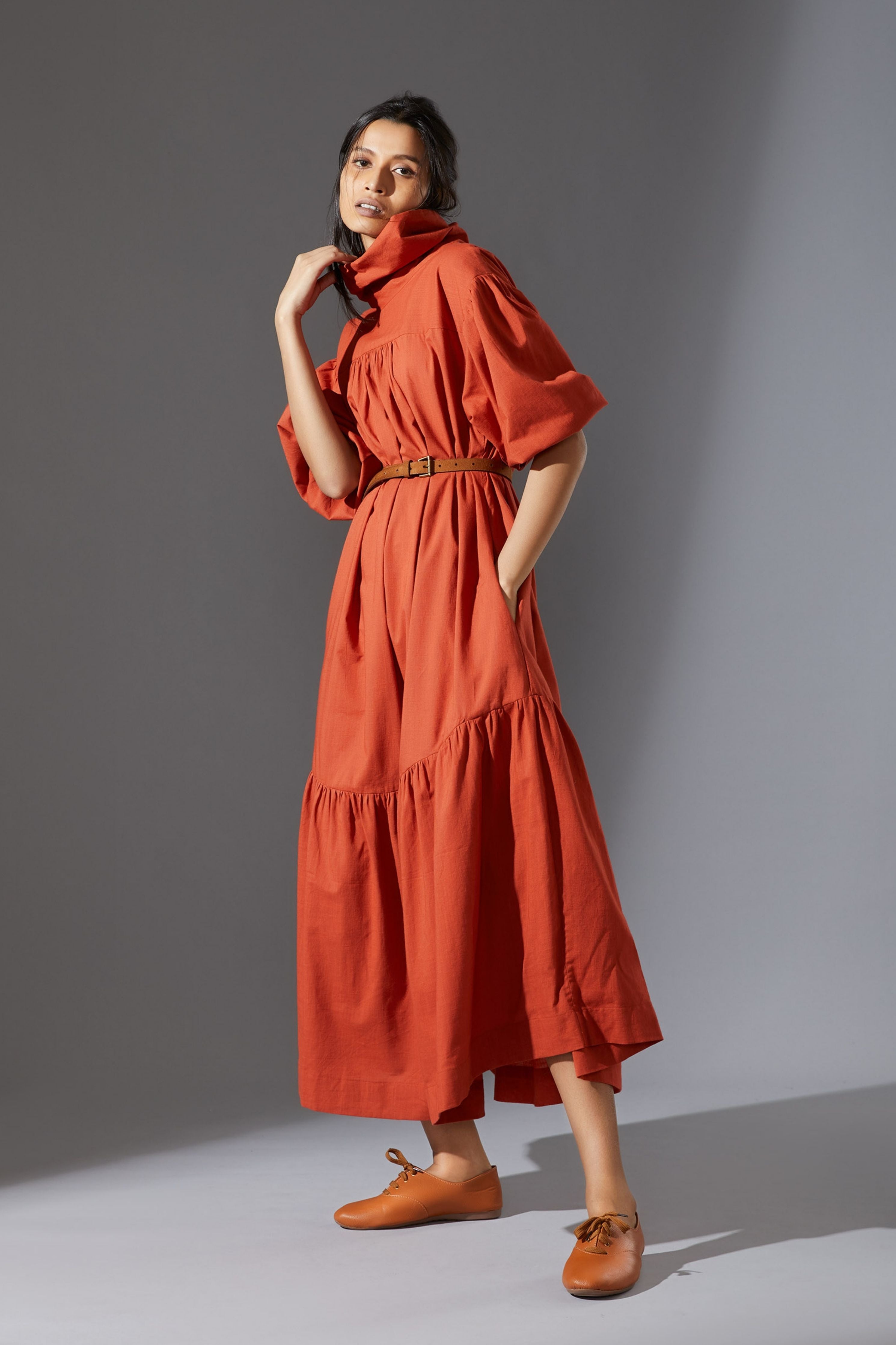 Mati New Praci Rust Dress
