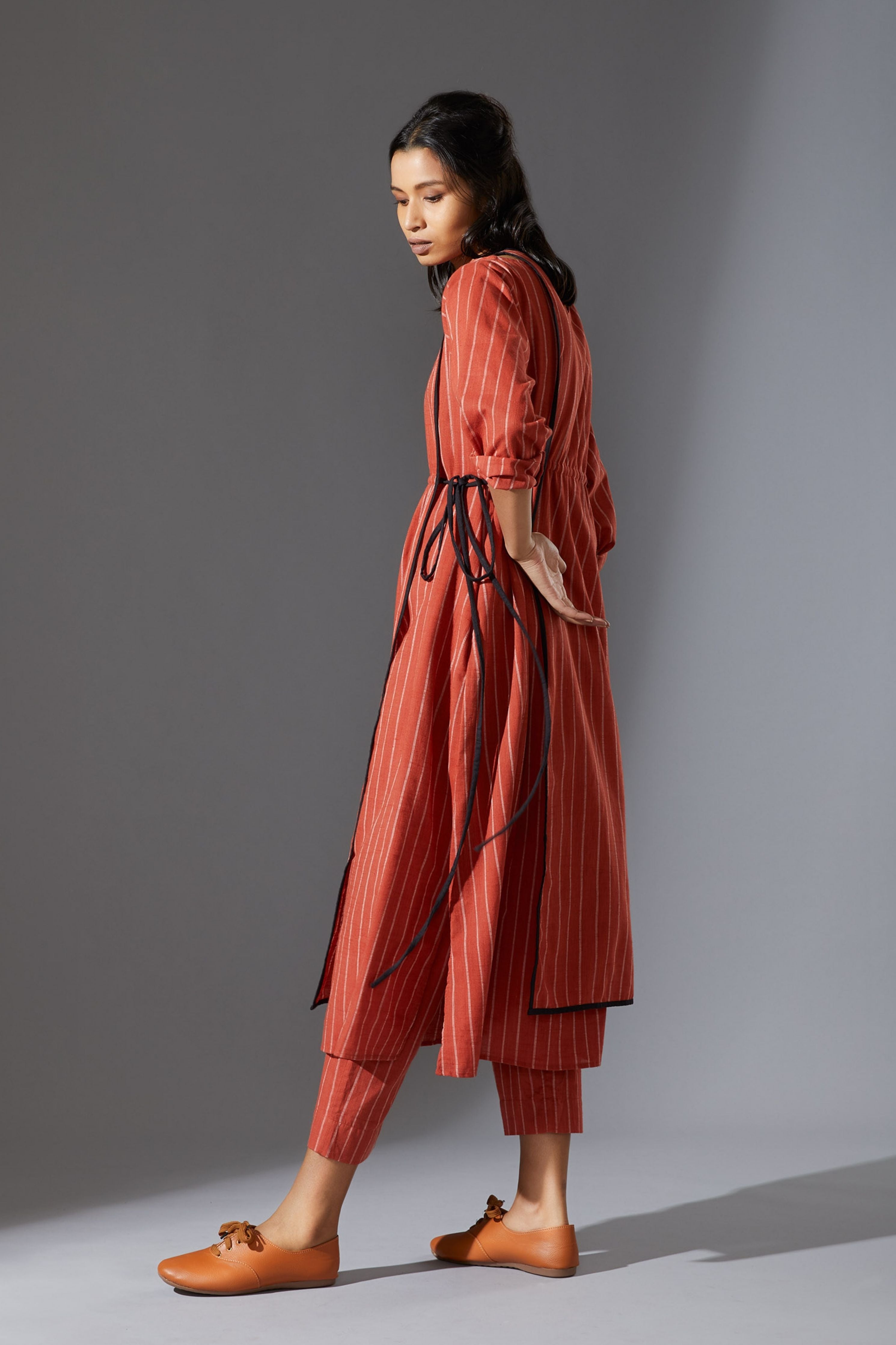 Mati Rust Overlap Tunic