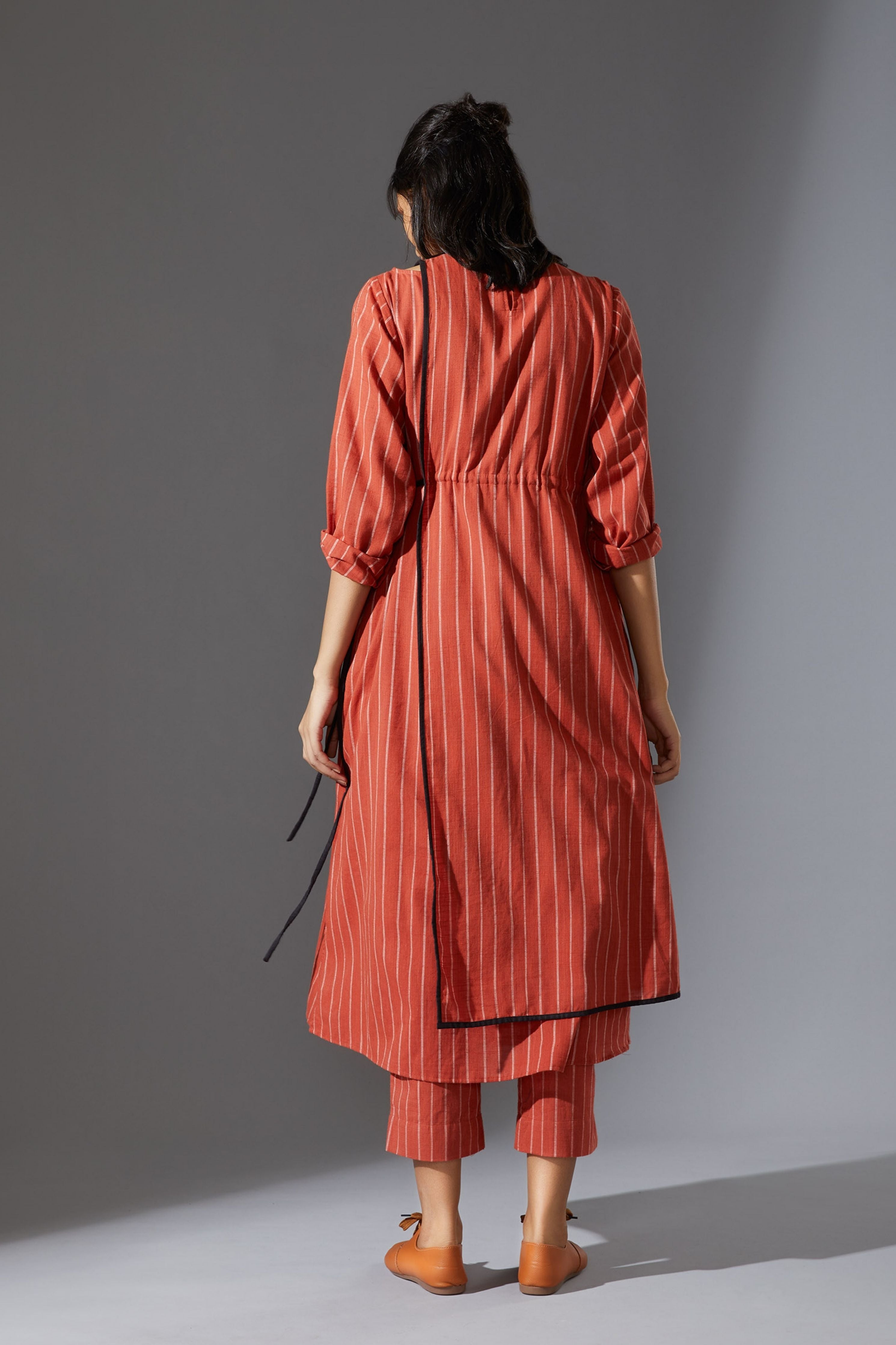 Mati Rust Overlap Tunic