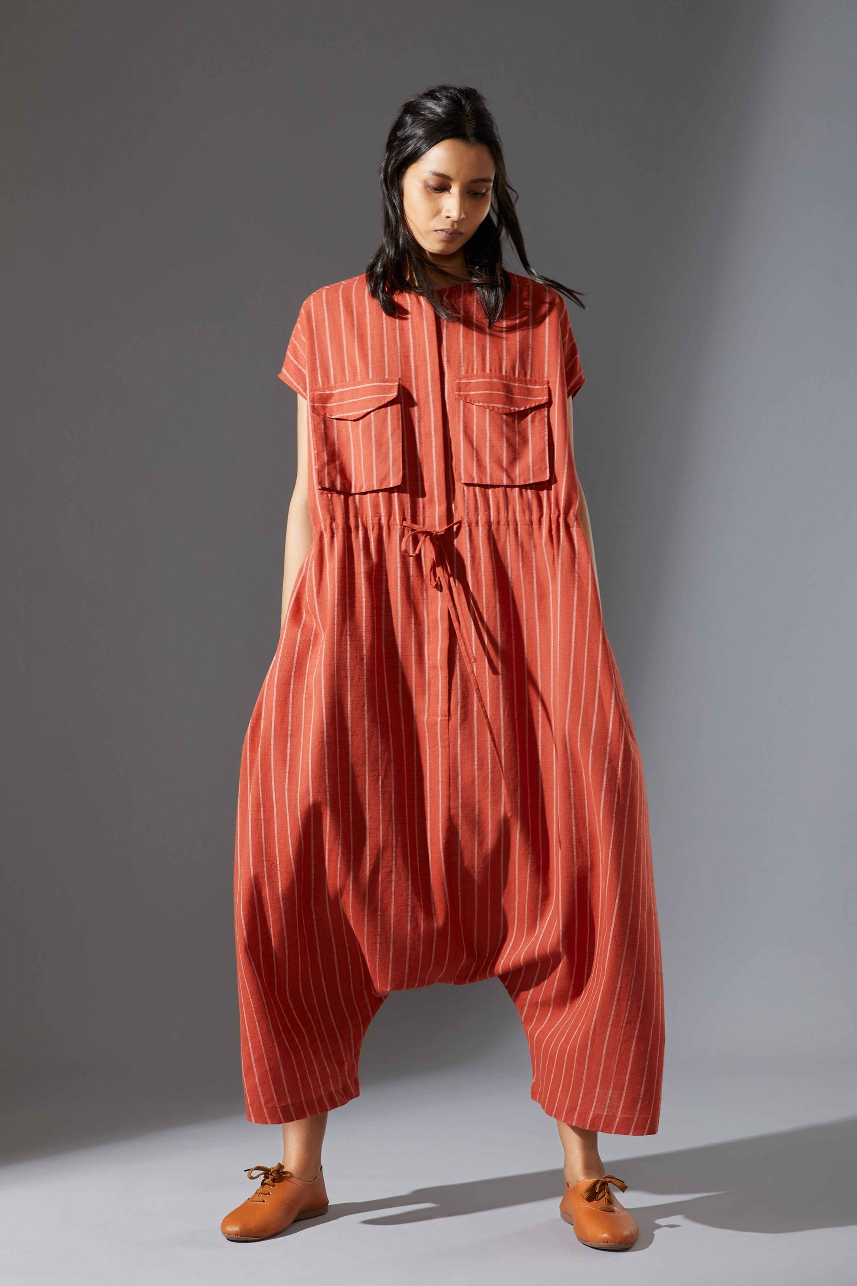 Mati Safari Rust Jumpsuit