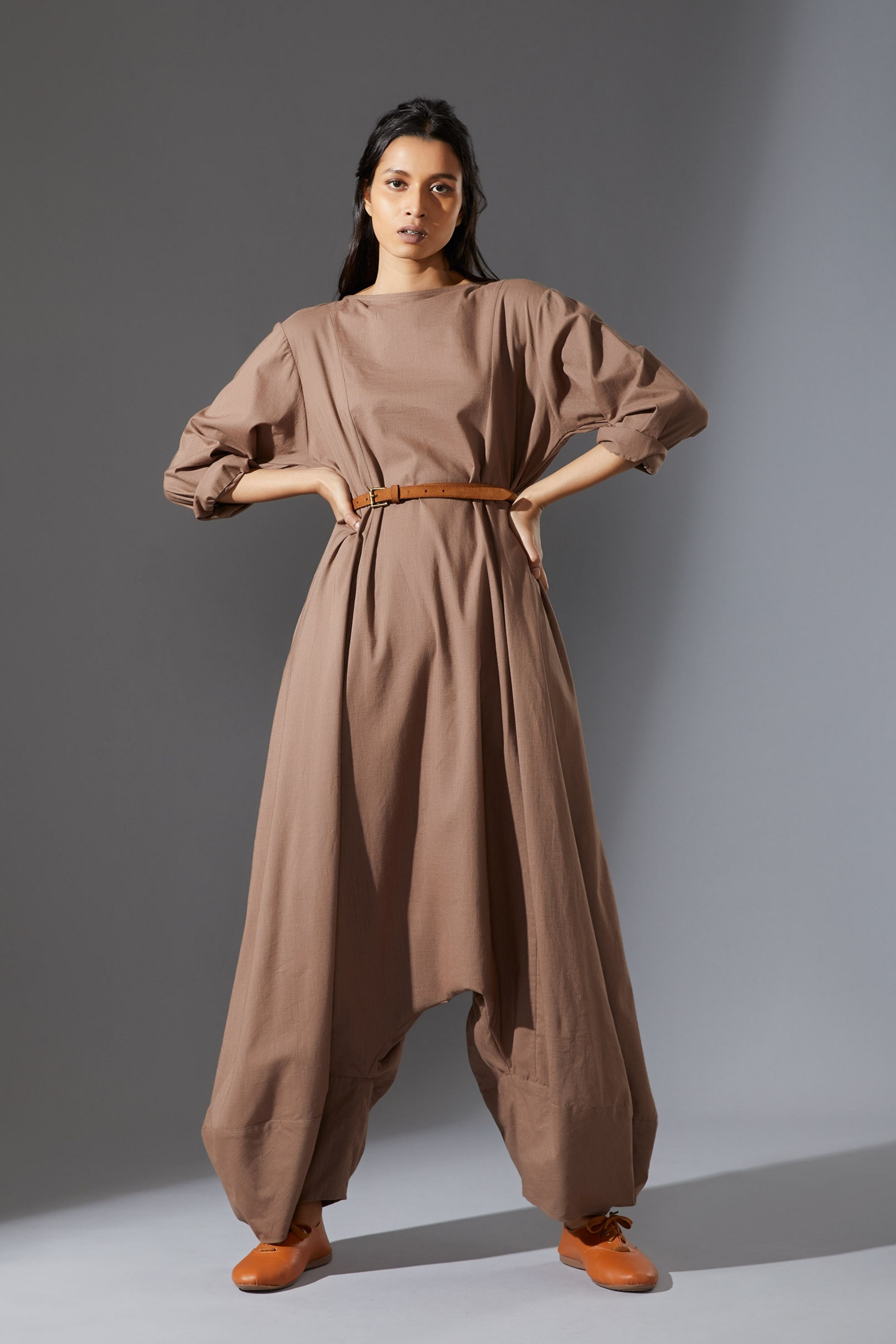 Mati Slv Suga Beige Jumpsuit
