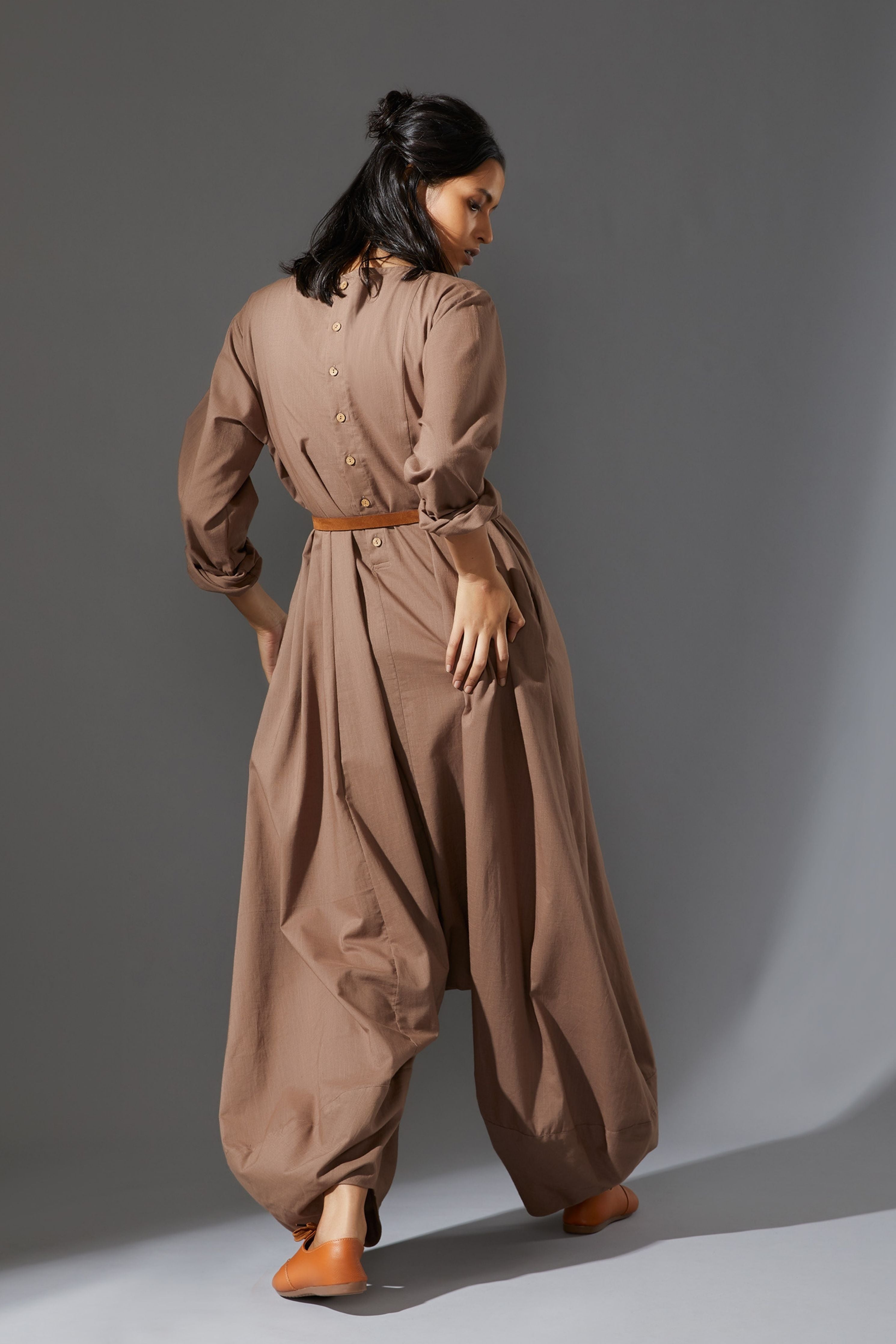 Mati Slv Suga Beige Jumpsuit