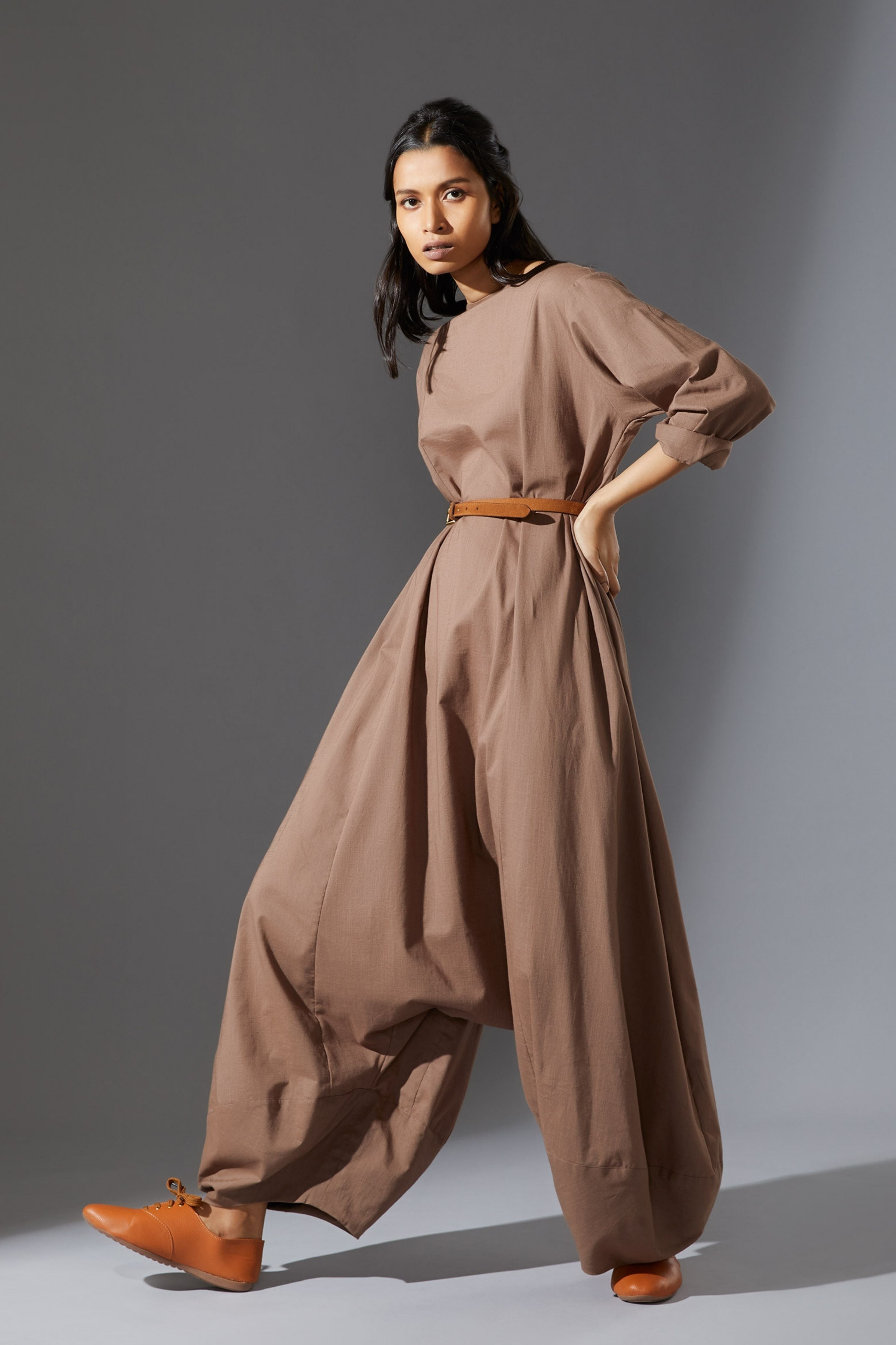 Mati Slv Suga Beige Jumpsuit