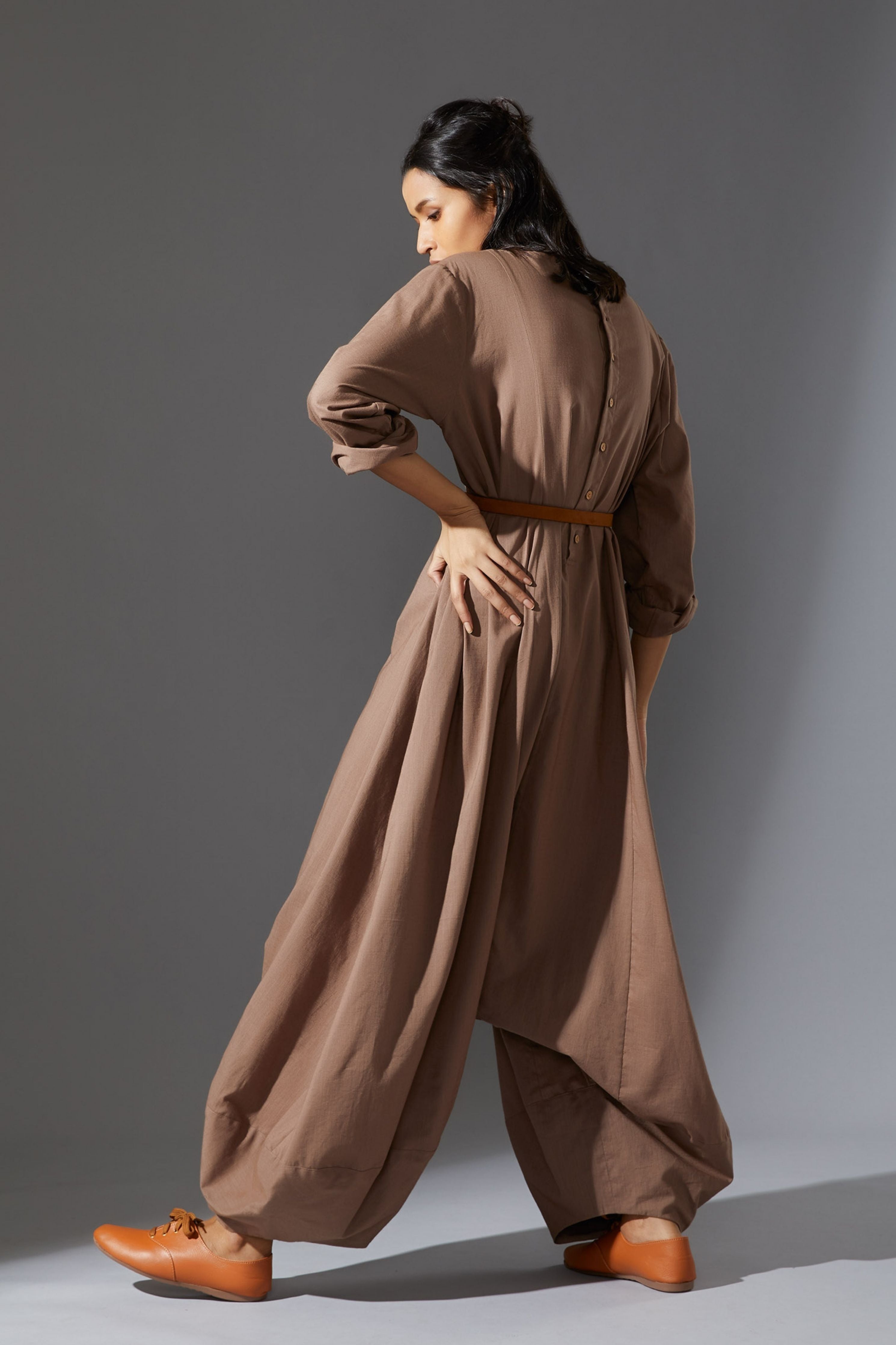 Mati Slv Suga Beige Jumpsuit