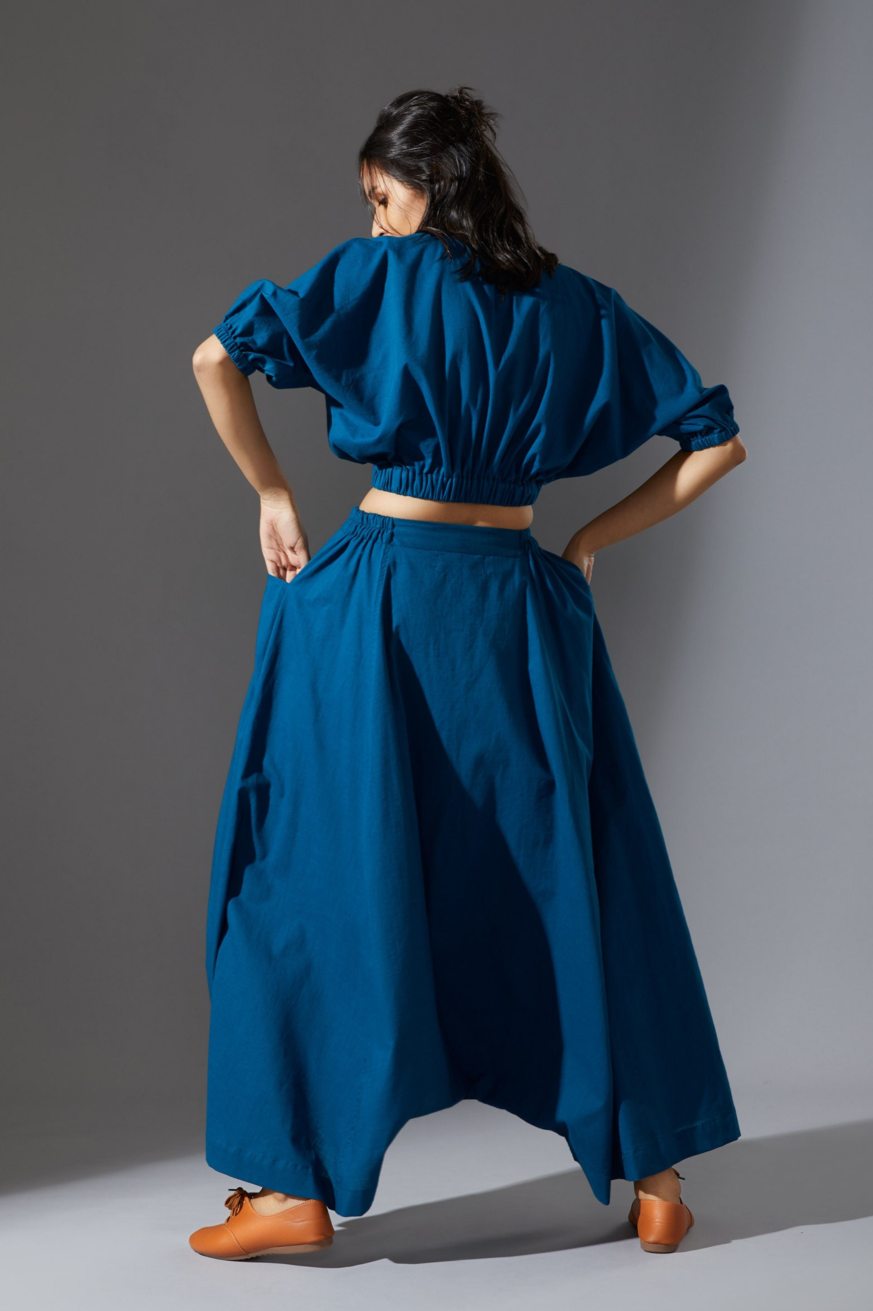 Mati Sphara Blue Set with Pants