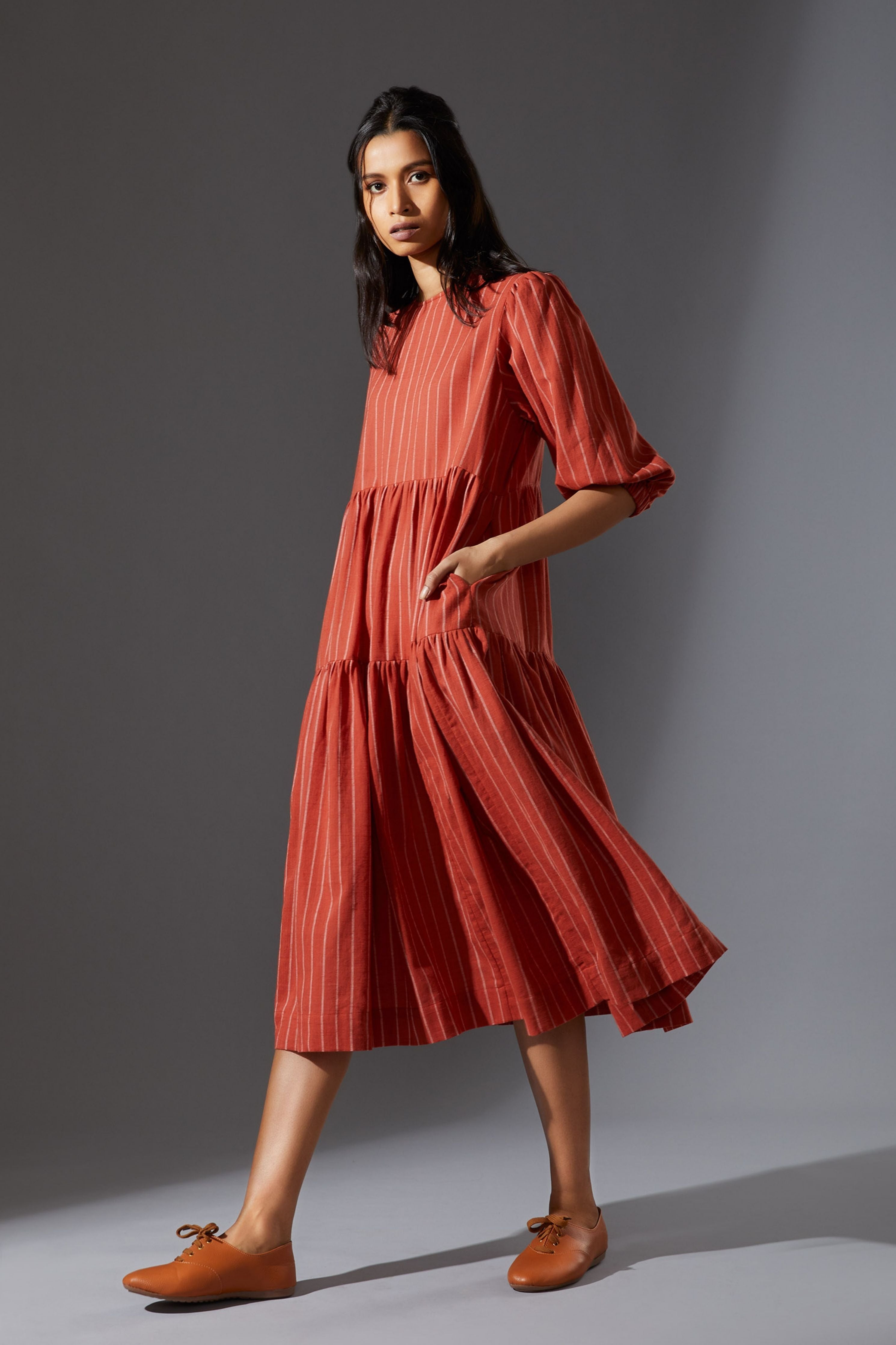 Mati Vasara Rust Dress
