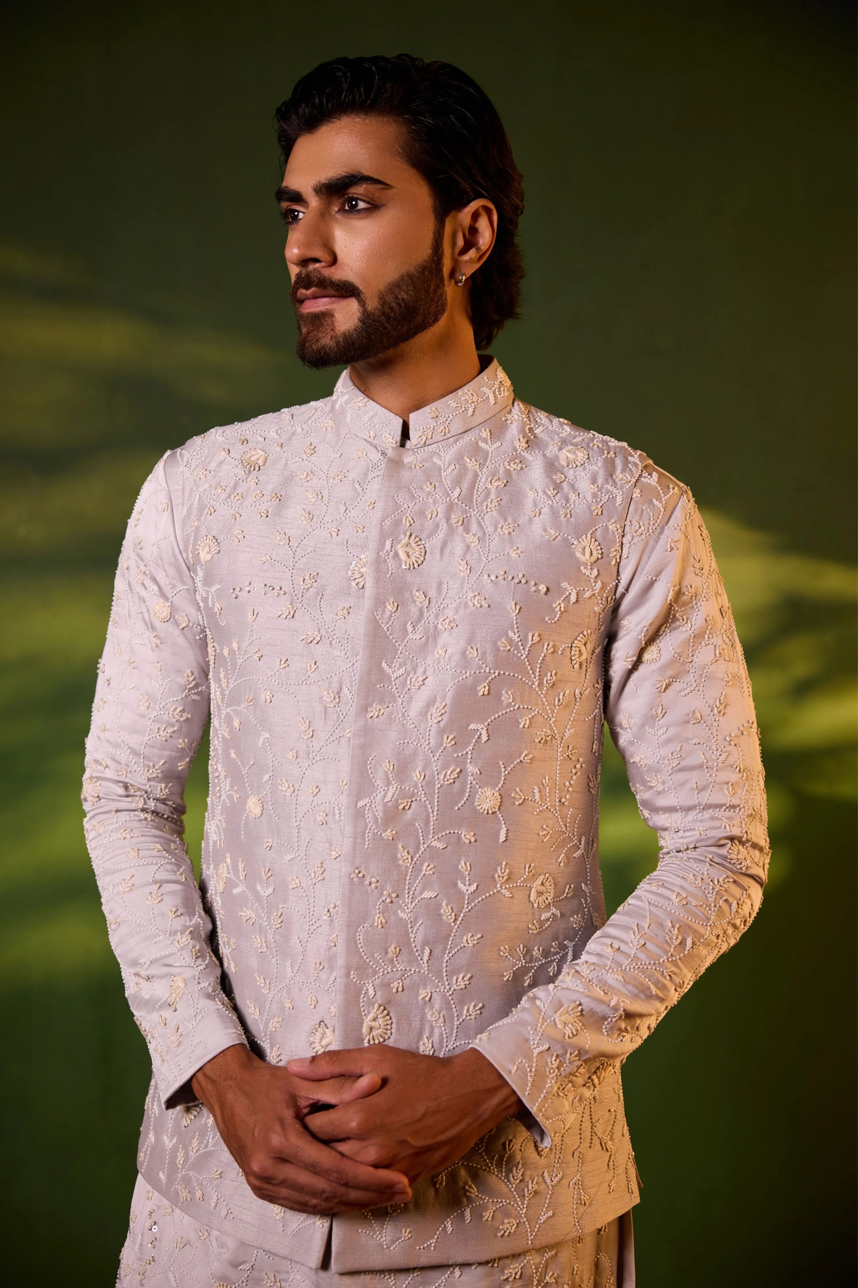 Jayesh Nehru Jacket Set