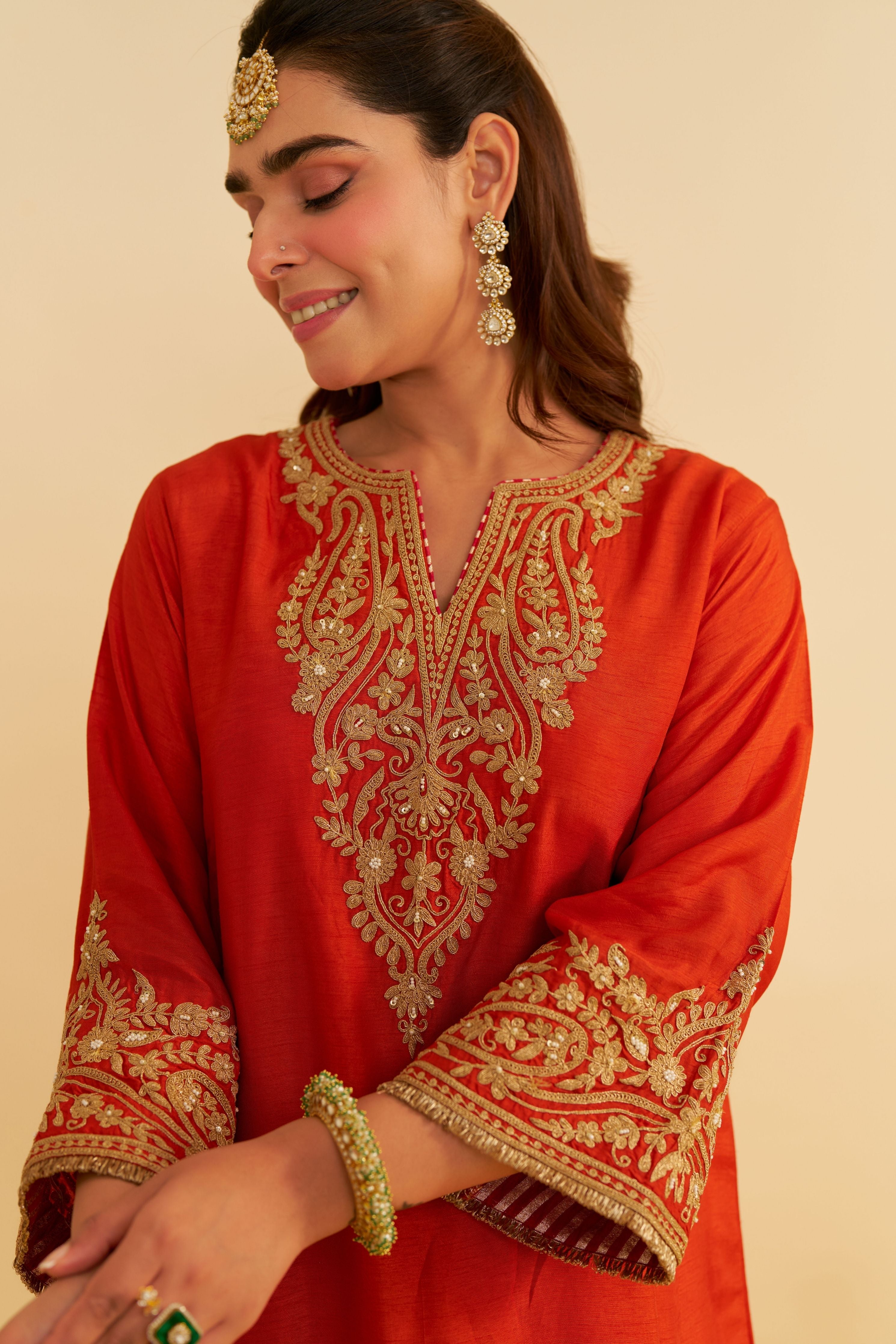 Marwa Short Chauga With Salwar And Dupatta