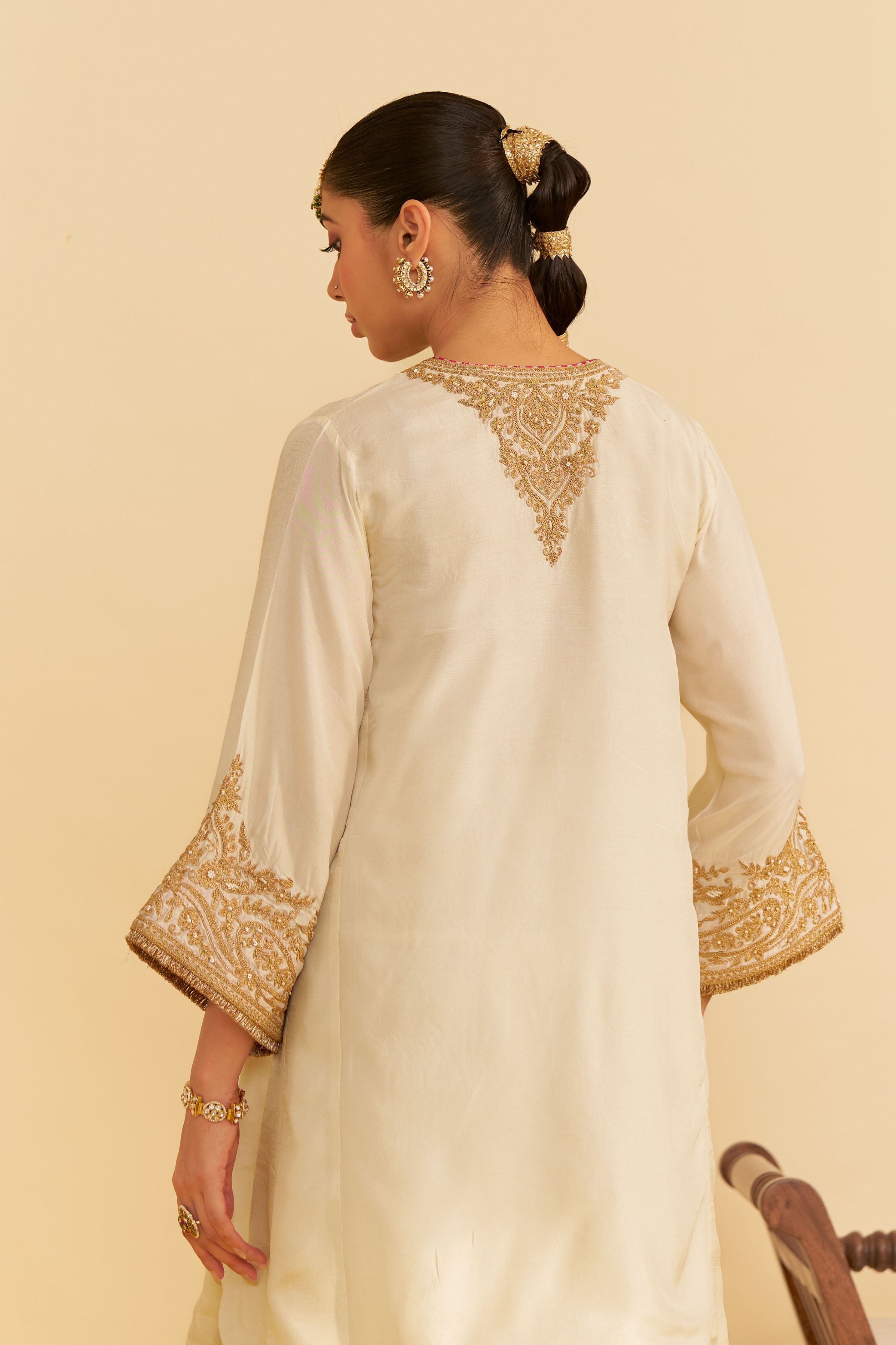 Marwa Short Chauga With Salwar
