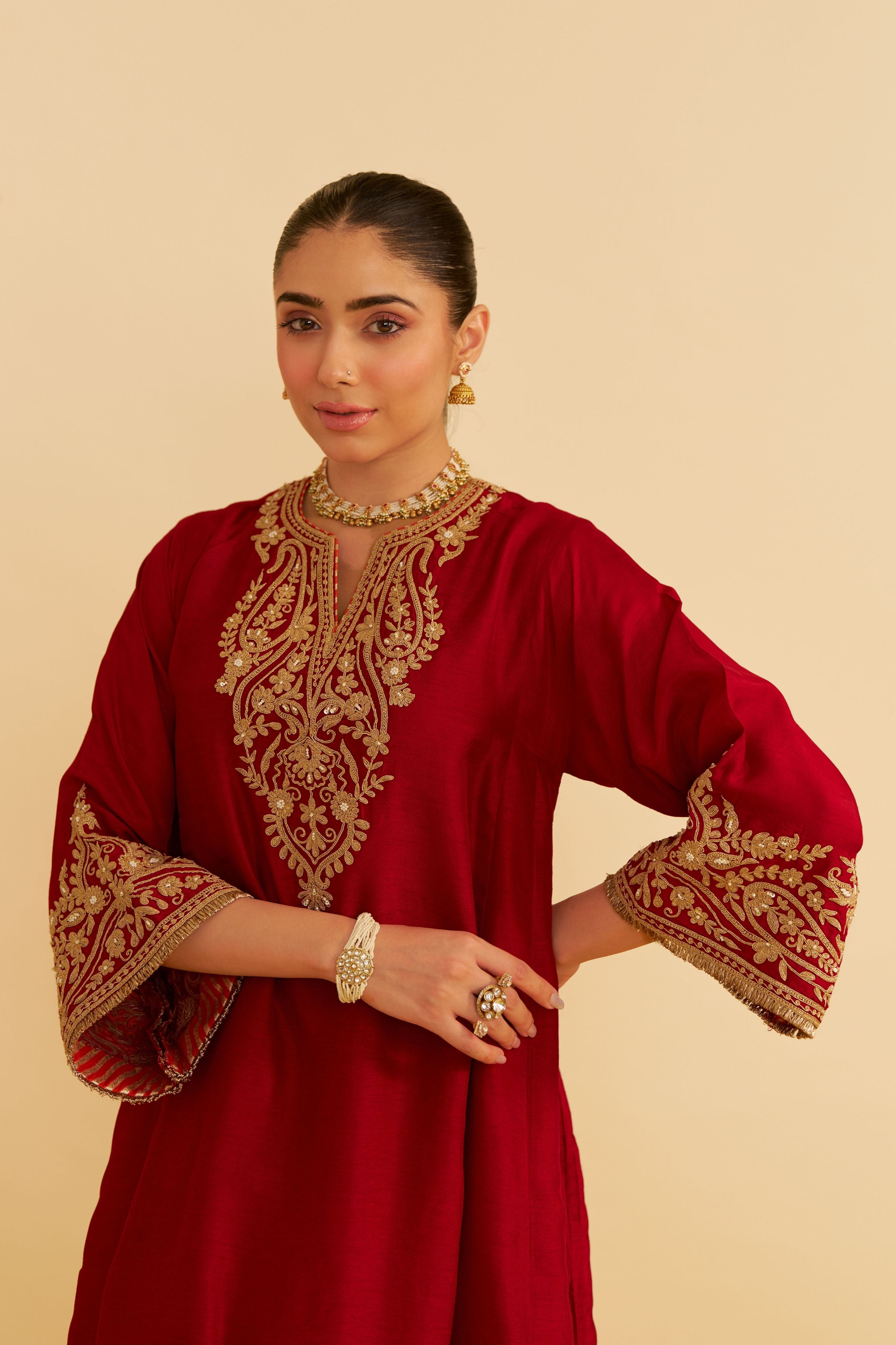 Marwa Short Chauga With Salwar