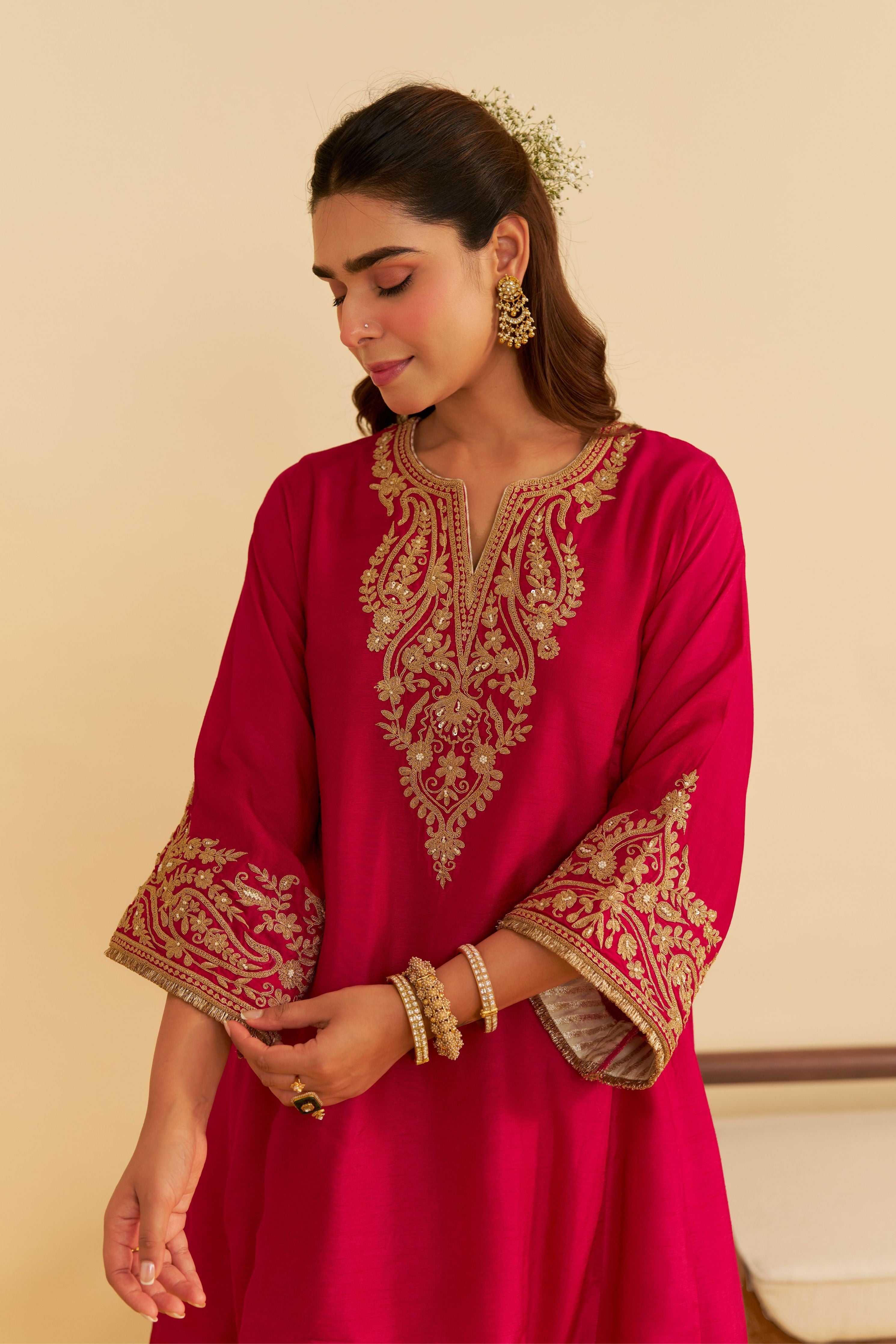 Marwa Short Chauga With Salwar