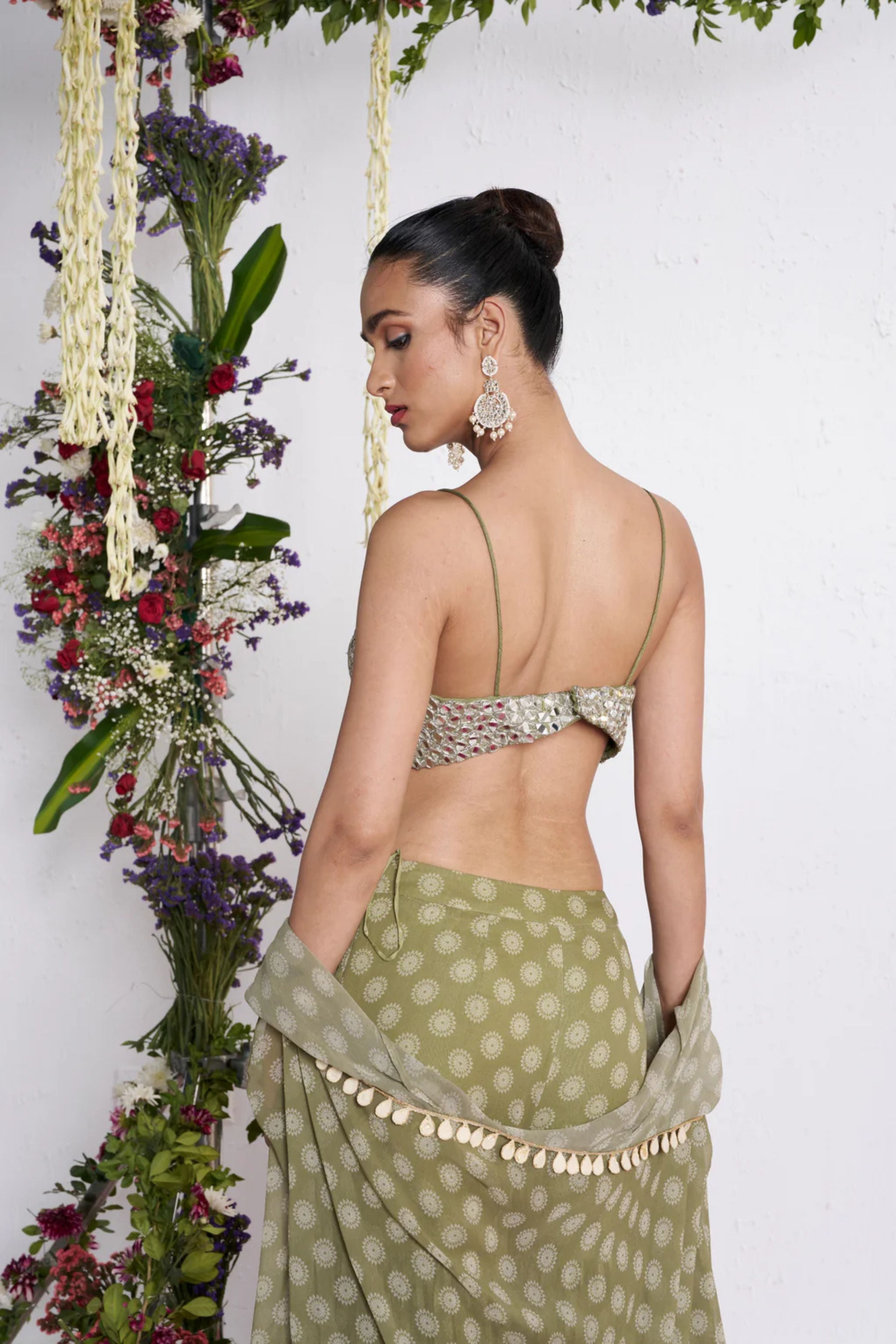 Mehendi Mandala Sharara Set