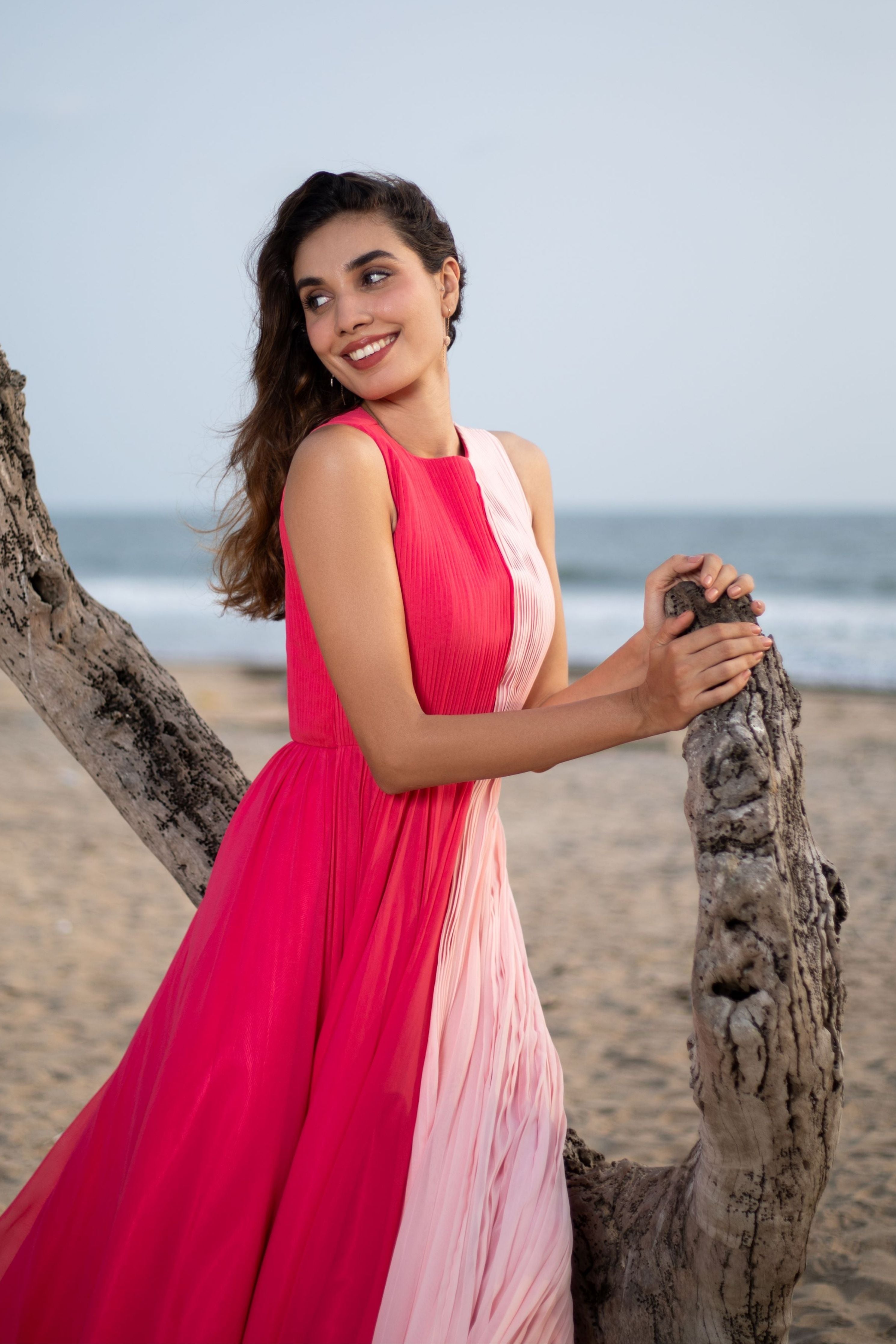 Mia Ocean Pink Duo Dress